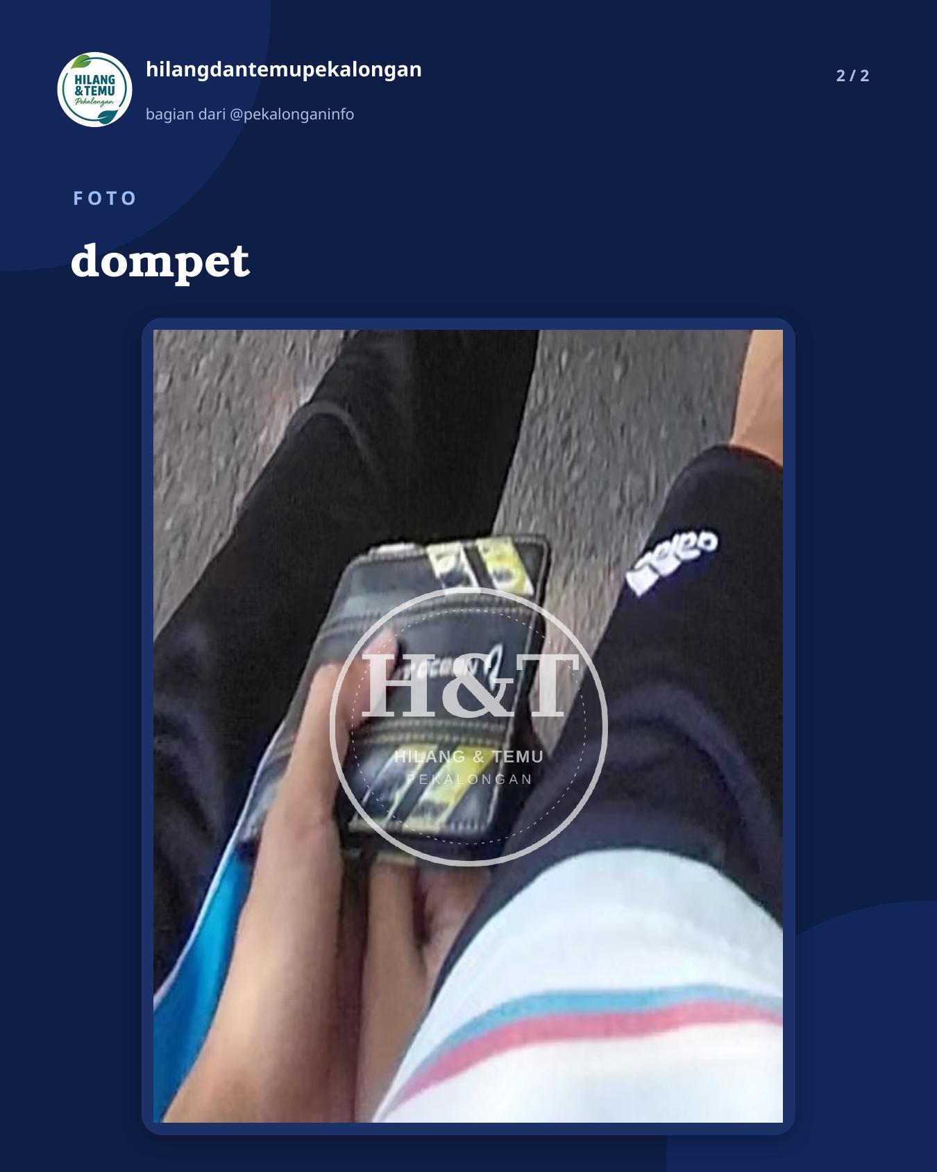 Slide 2 laporan dompet