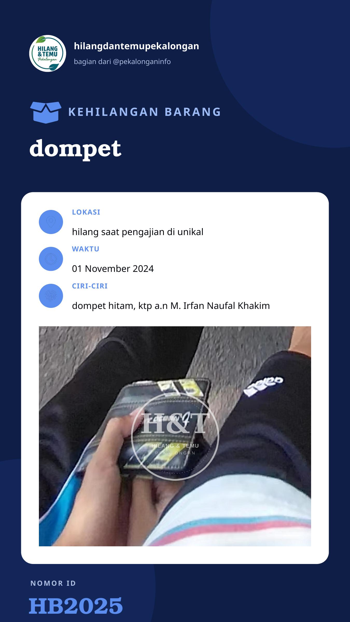 Story 9:16 laporan dompet