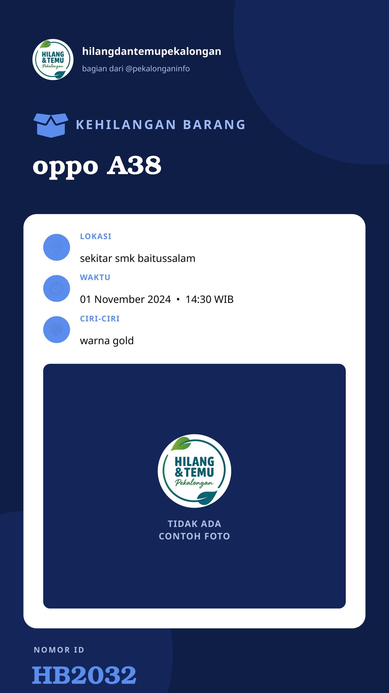 Story 9:16 laporan oppo A38