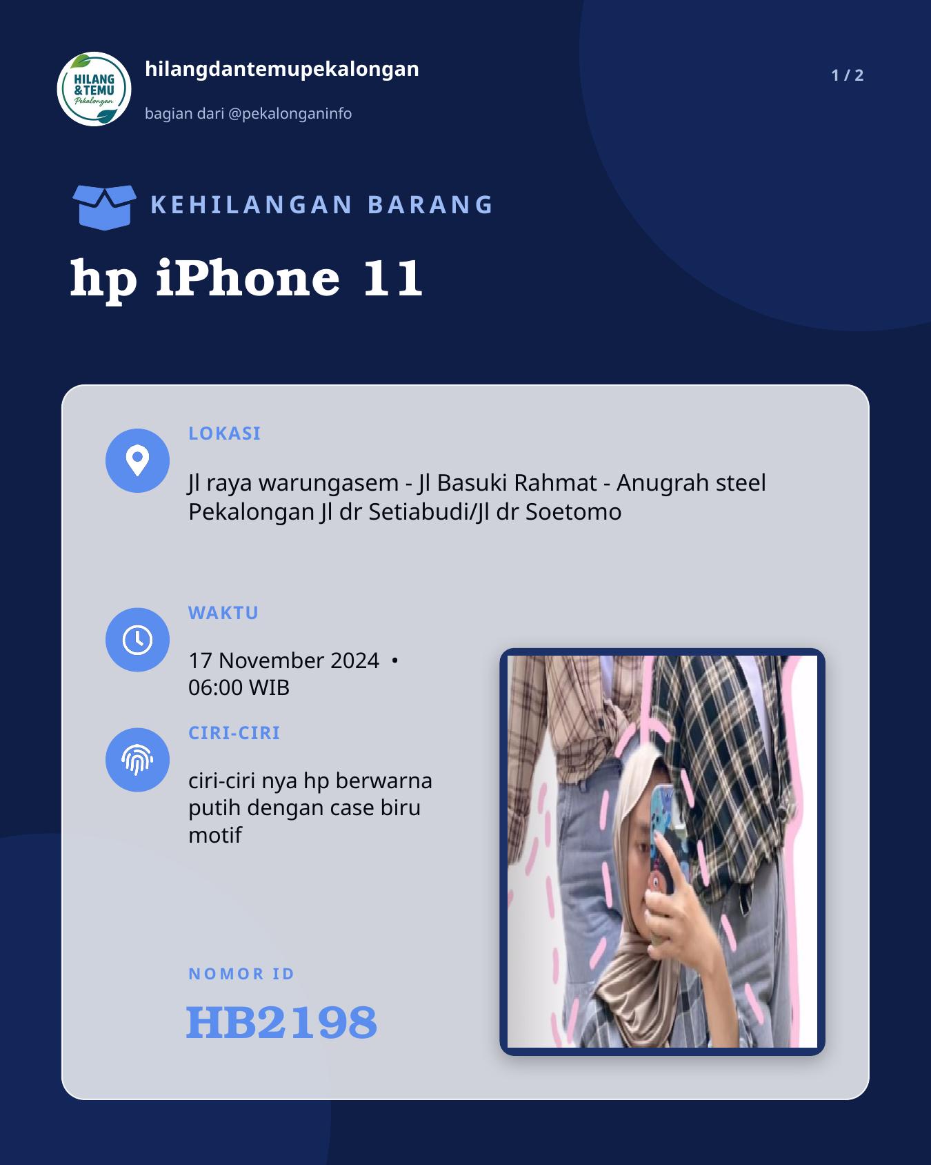 Slide 1 laporan hp iPhone 11