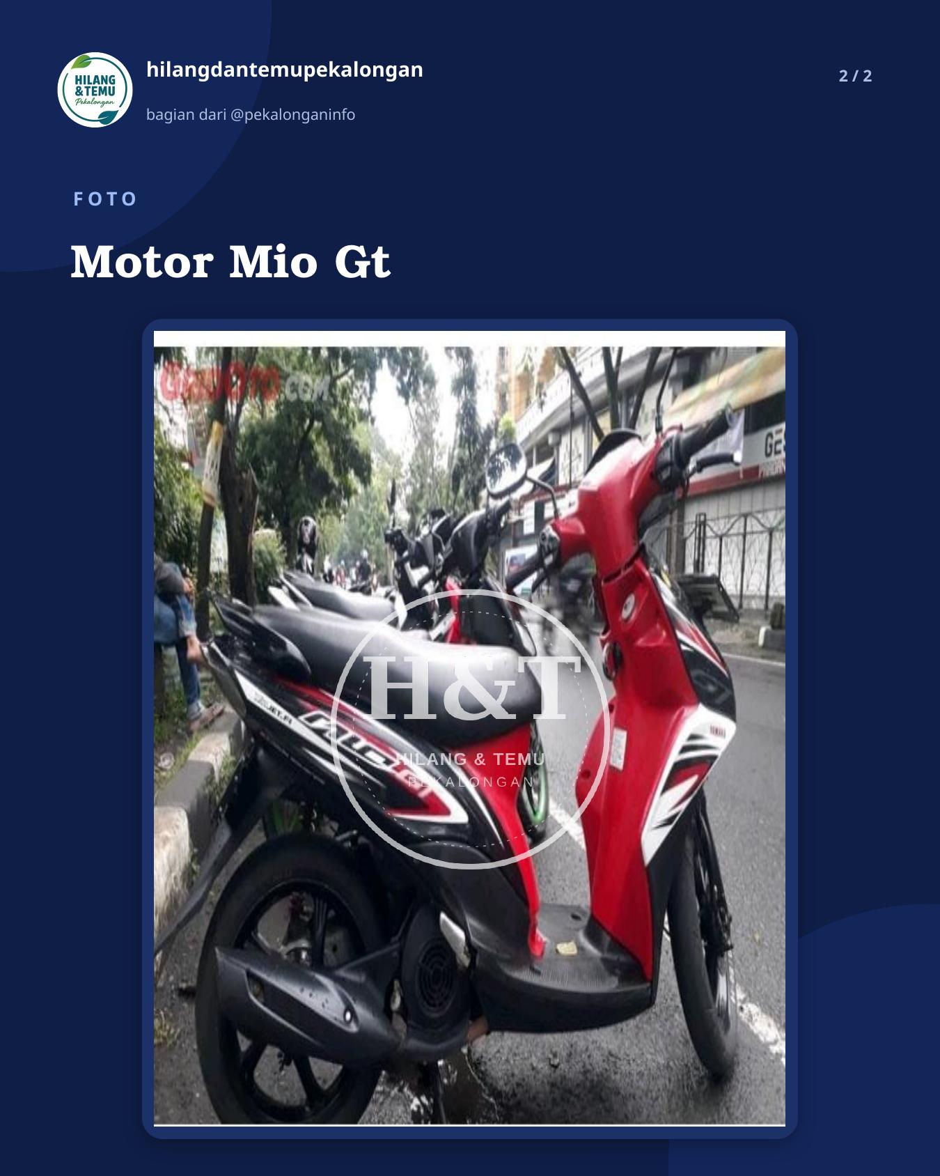 Slide 2 laporan Motor Mio Gt