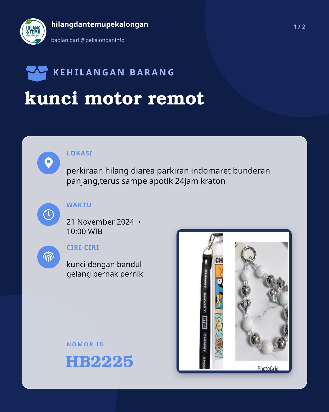 Slide 1 laporan kunci motor remot