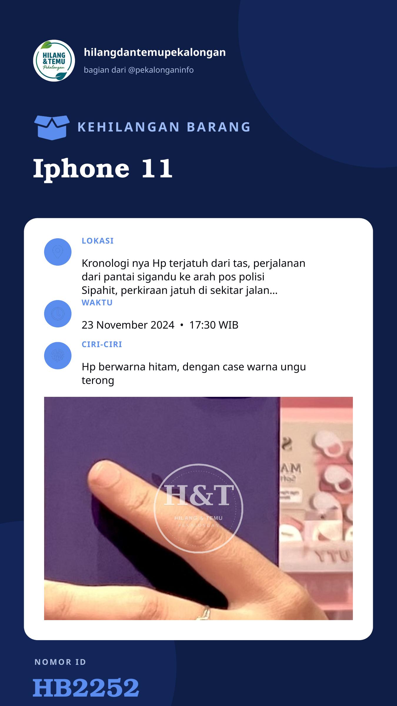 Story 9:16 laporan Iphone 11