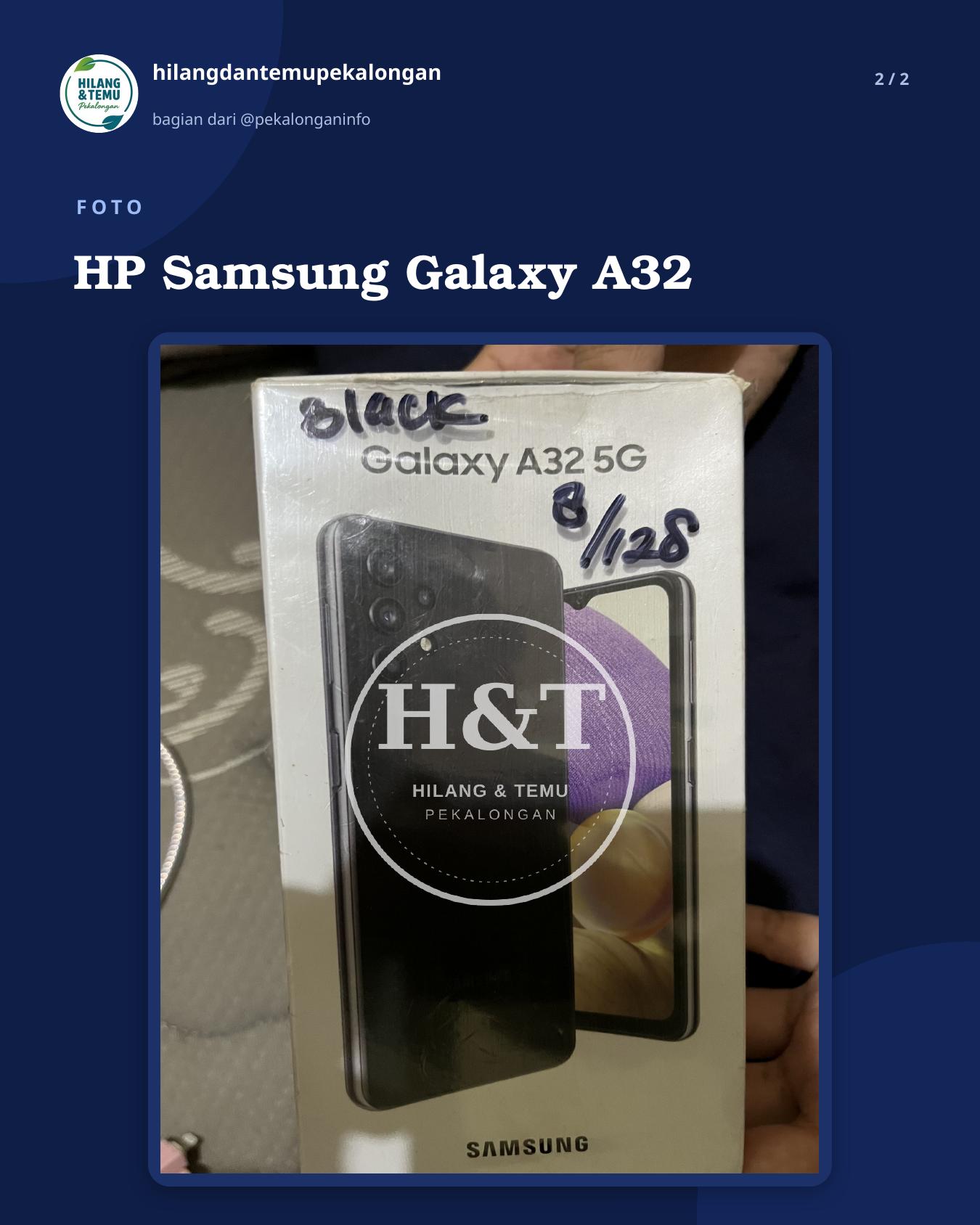 Slide 2 laporan HP Samsung Galaxy A32