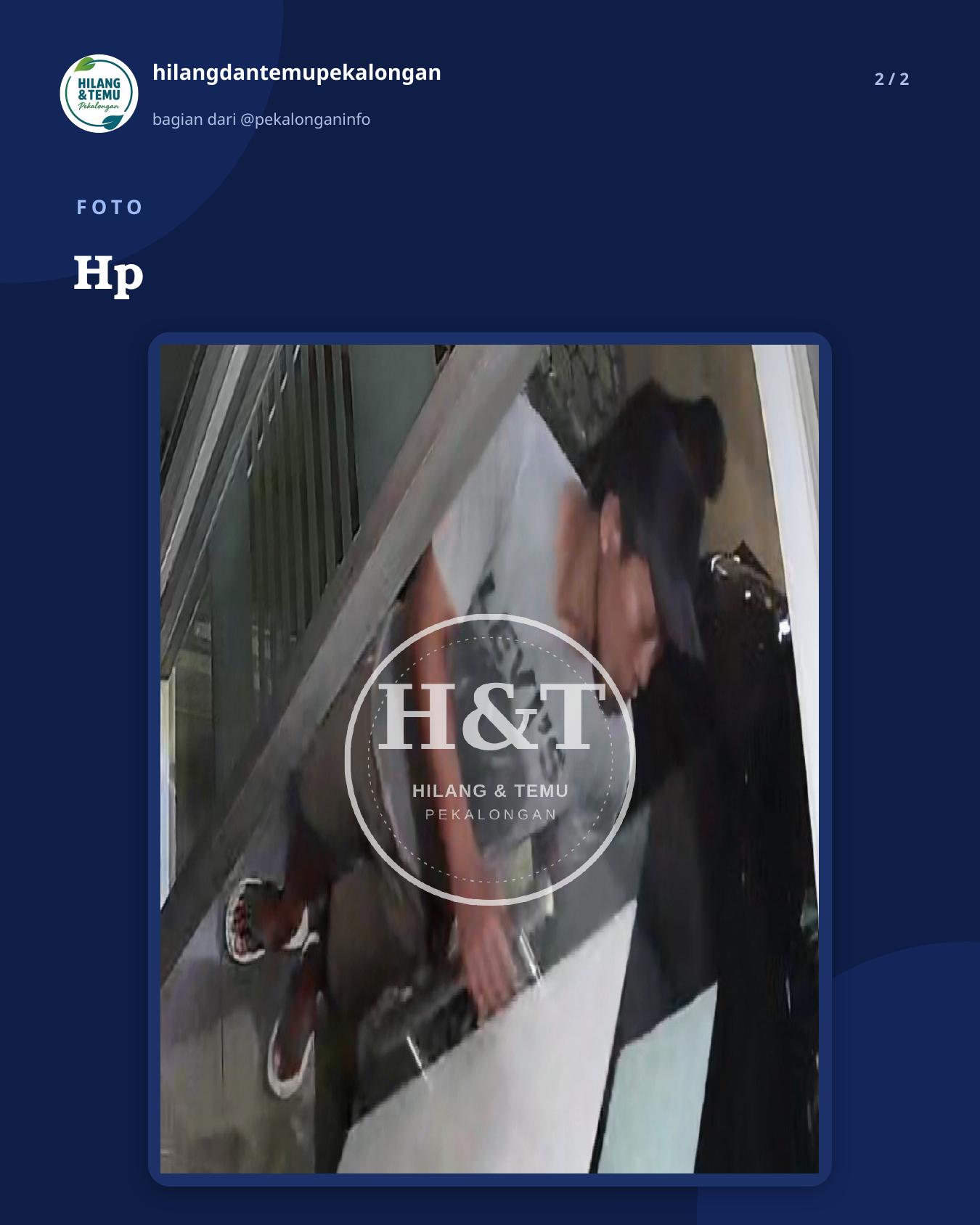 Slide 2 laporan Hp
