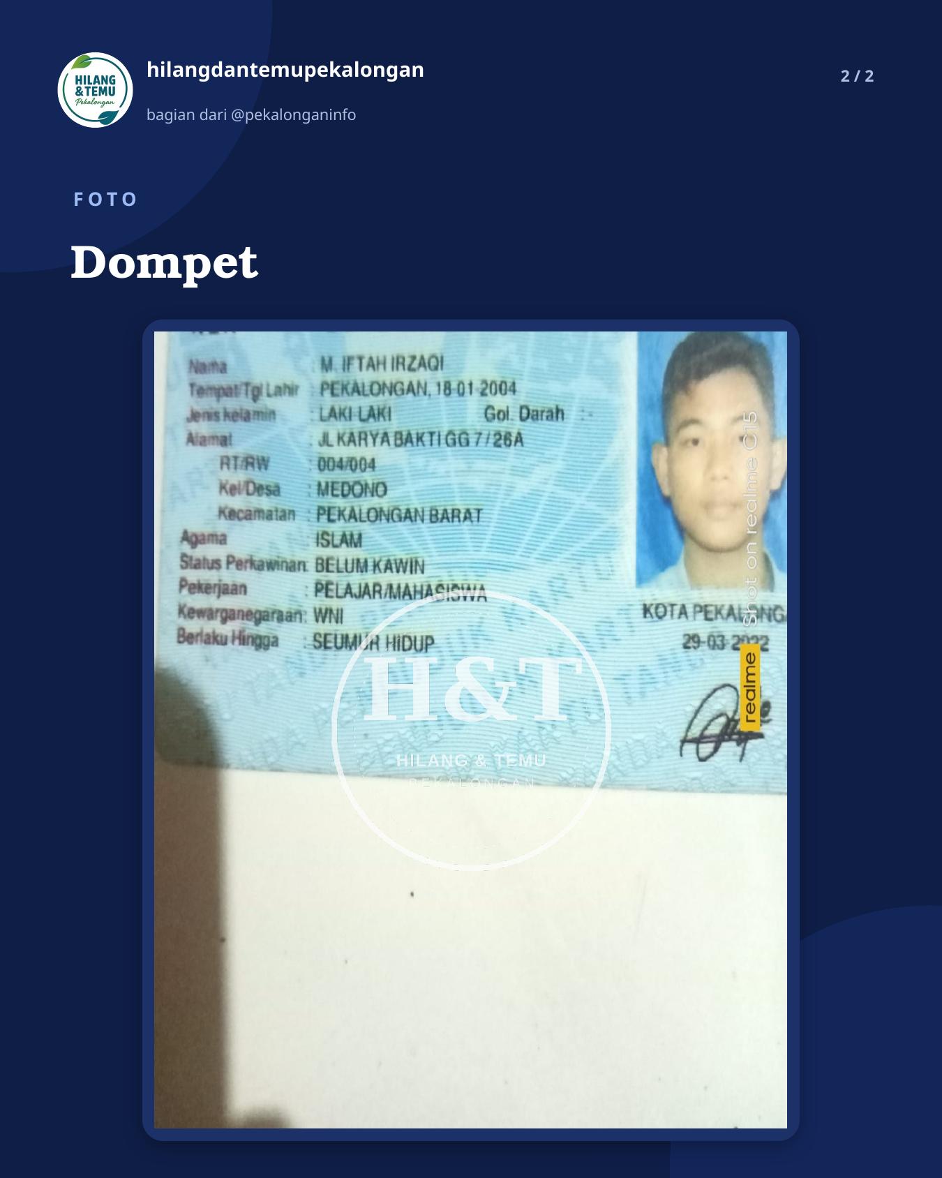 Slide 2 laporan Dompet