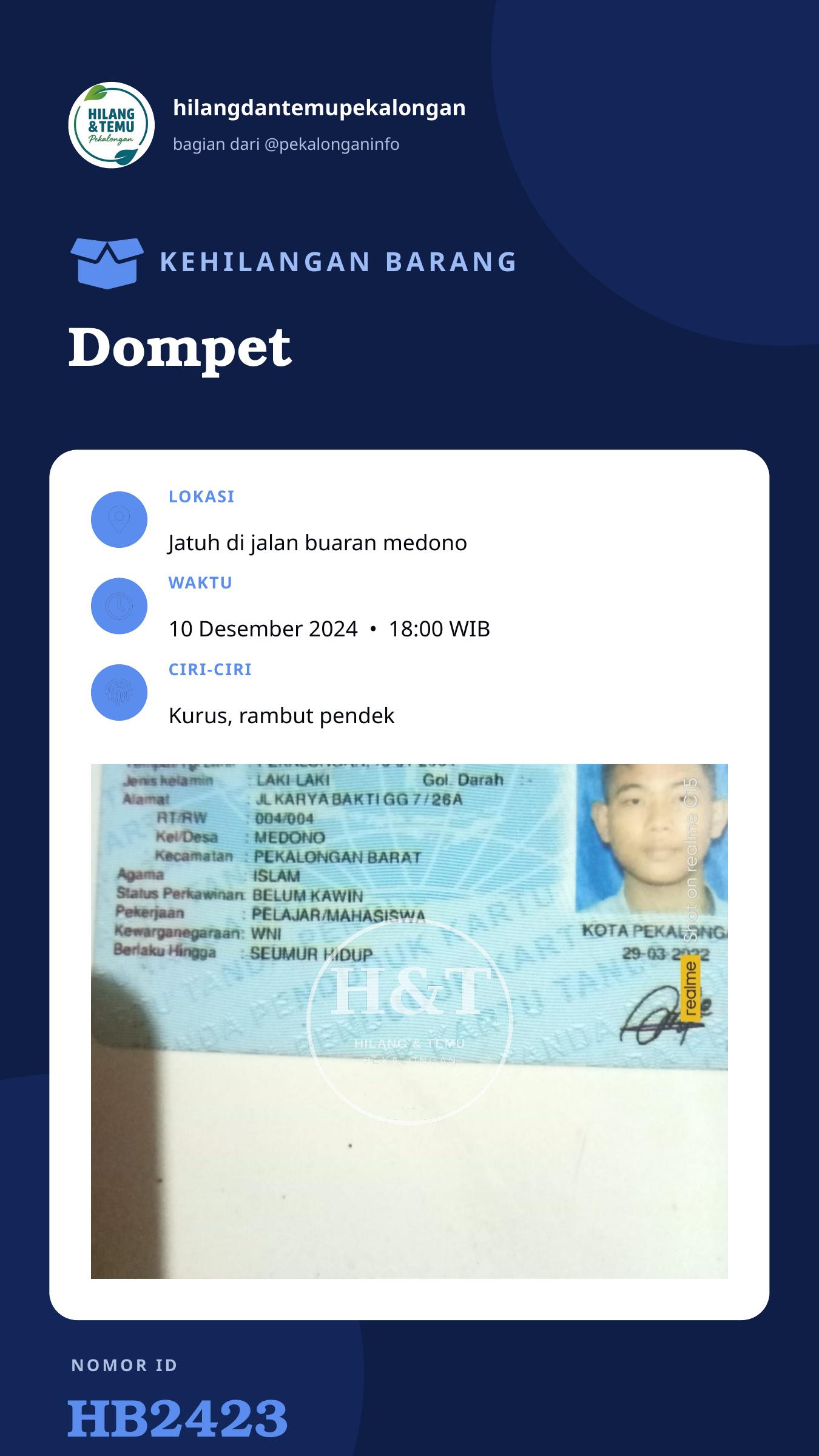 Story 9:16 laporan Dompet