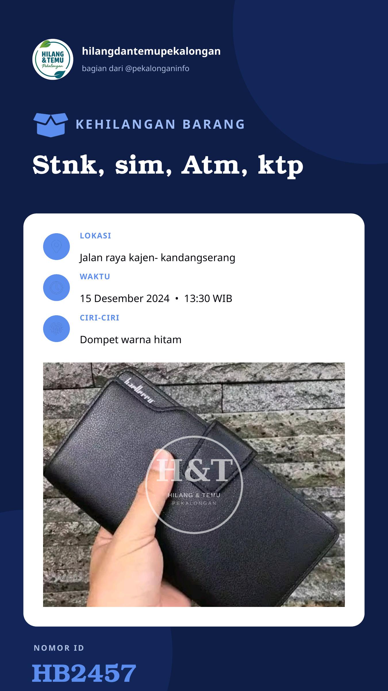 Story 9:16 laporan Stnk, sim, Atm, ktp