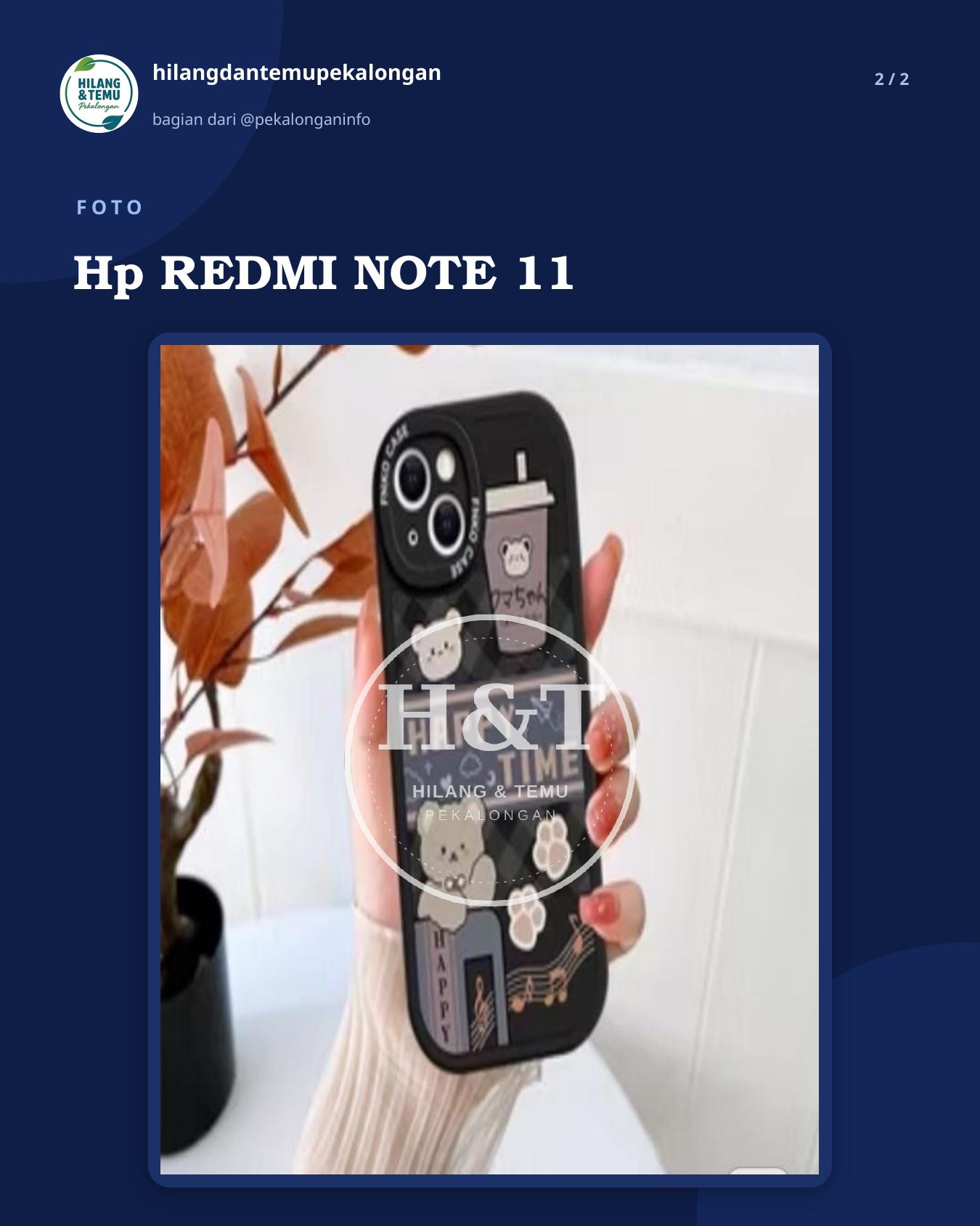 Slide 2 laporan Hp REDMI NOTE 11