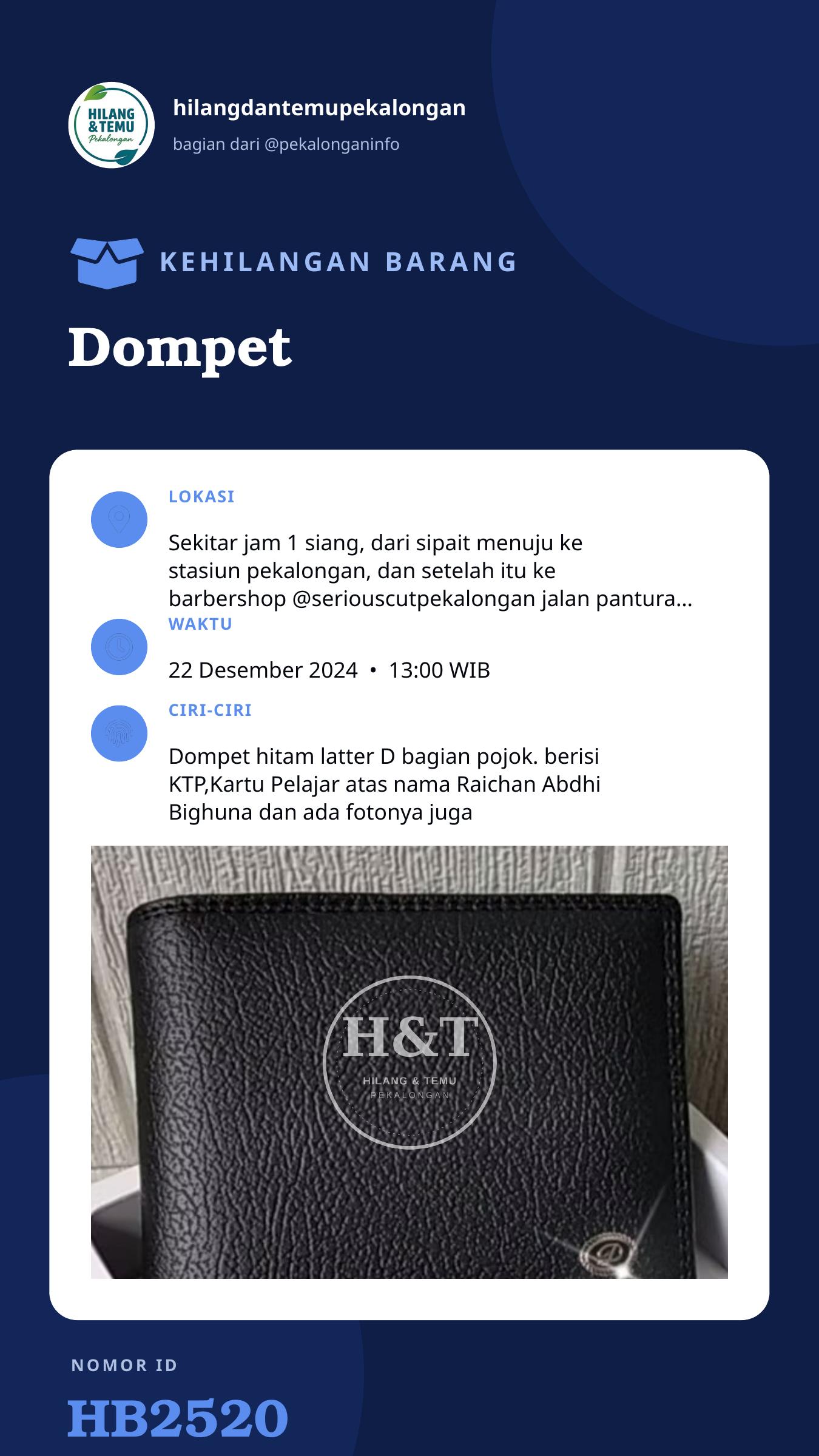 Story 9:16 laporan Dompet