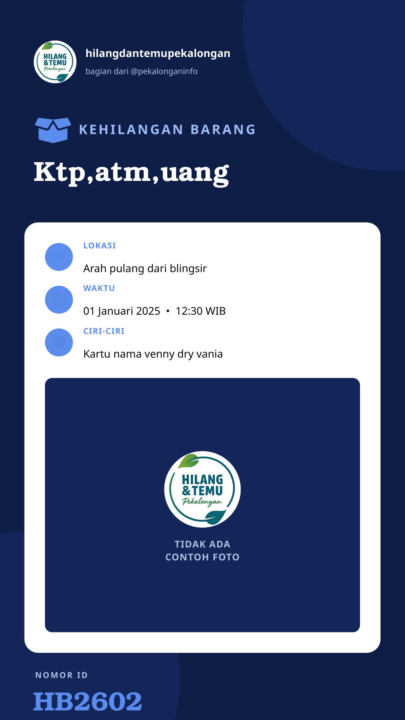 Story 9:16 laporan Ktp,atm,uang