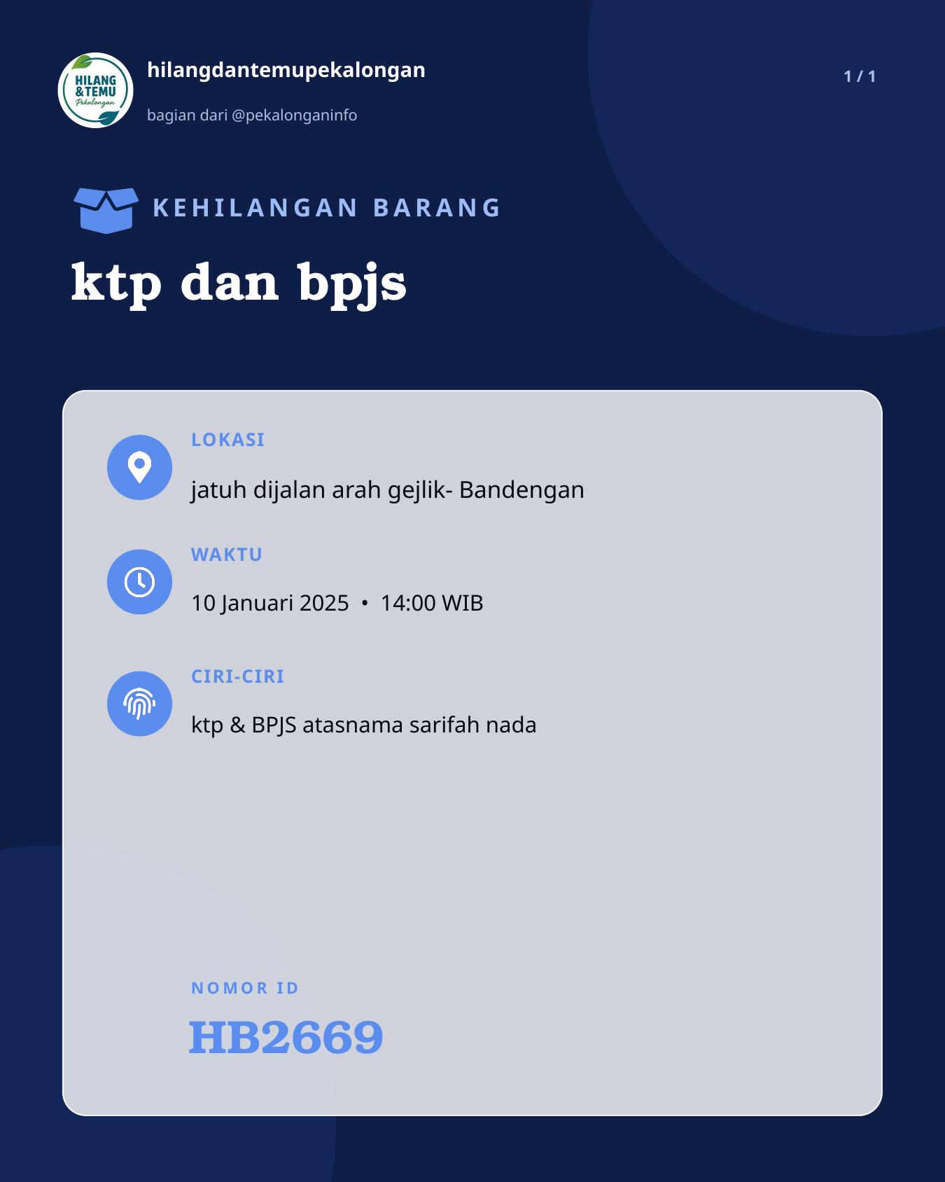 Slide laporan ktp dan bpjs (HB2669)