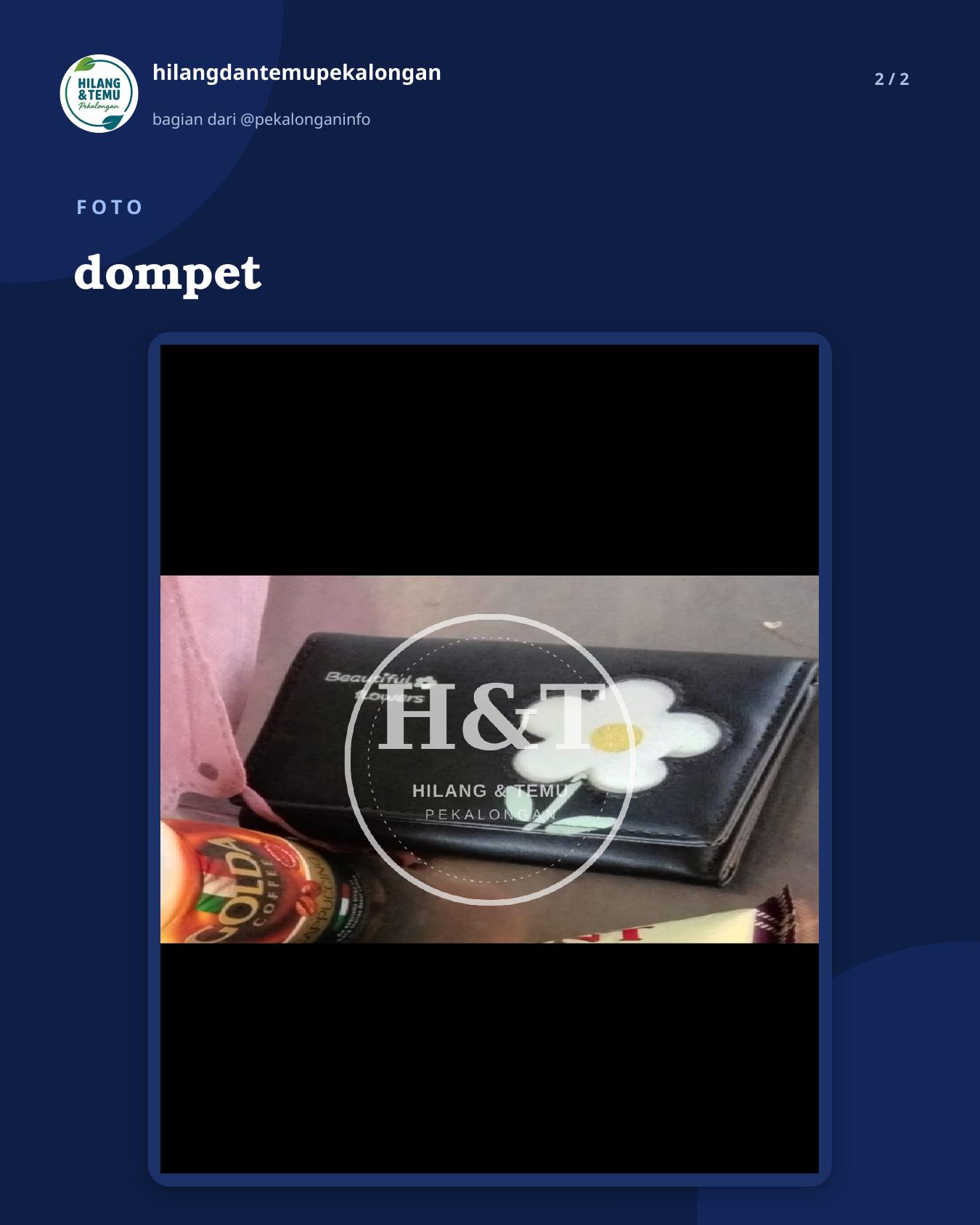 Slide 2 laporan dompet