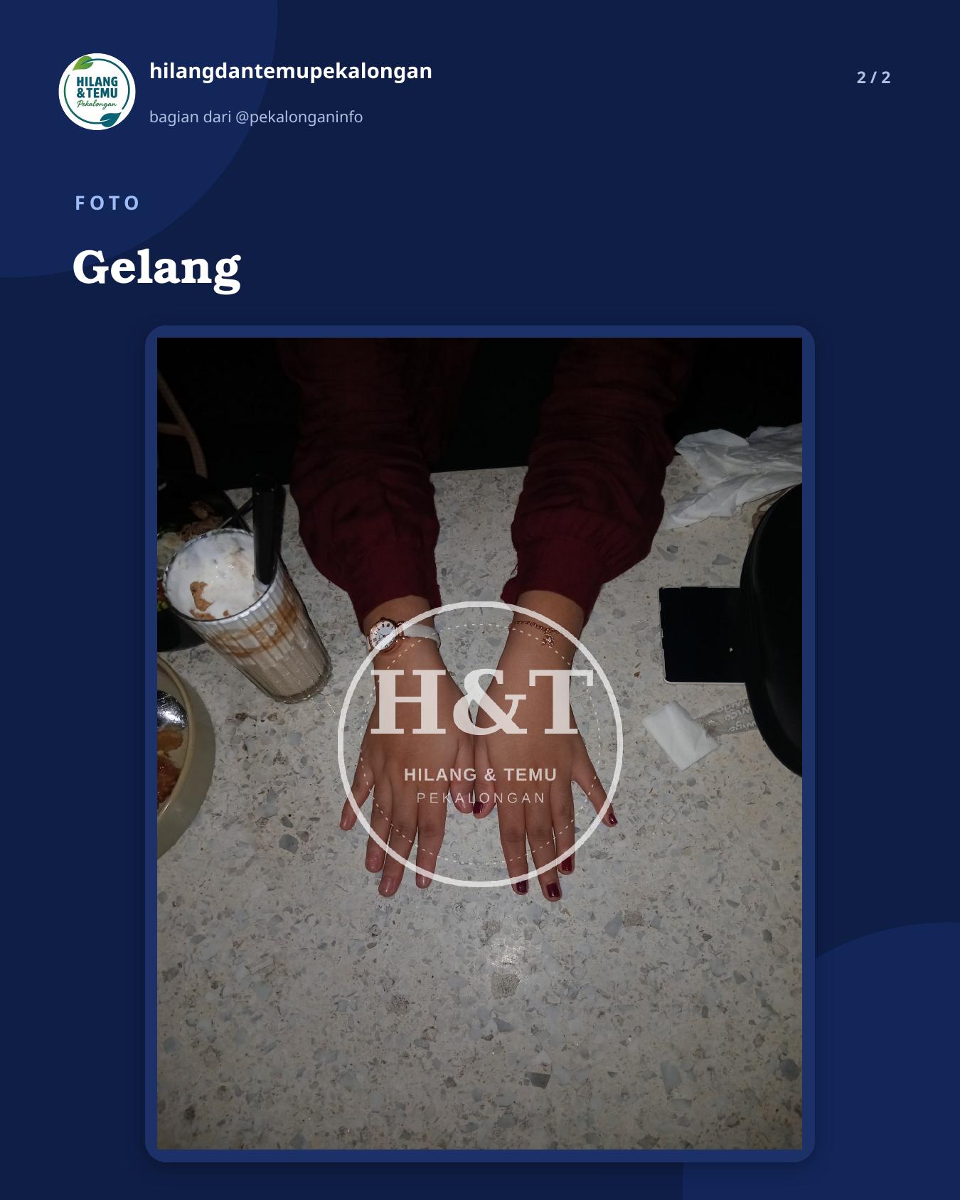 Slide 2 laporan Gelang