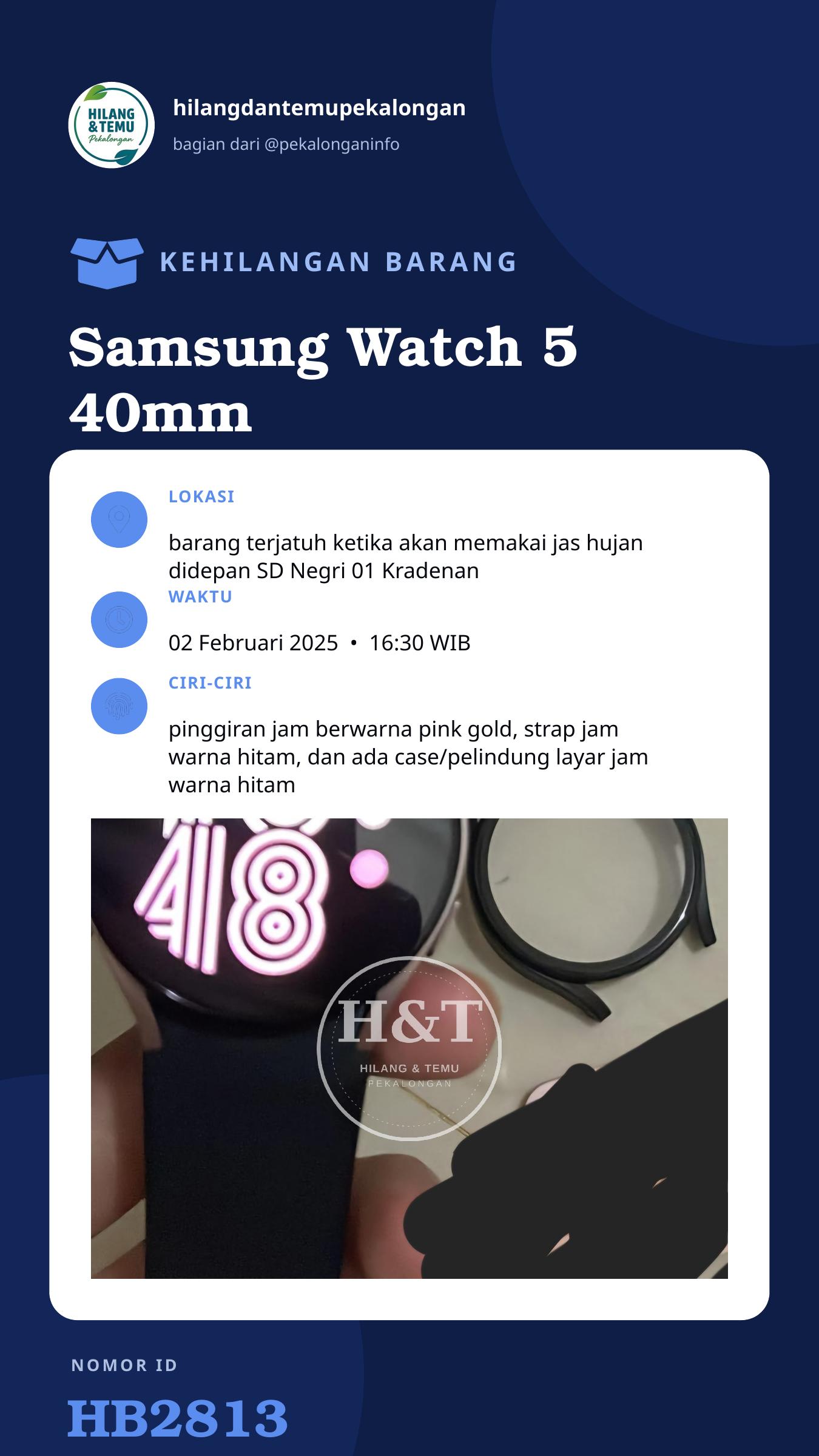 Story 9:16 laporan Samsung Watch 5 40mm