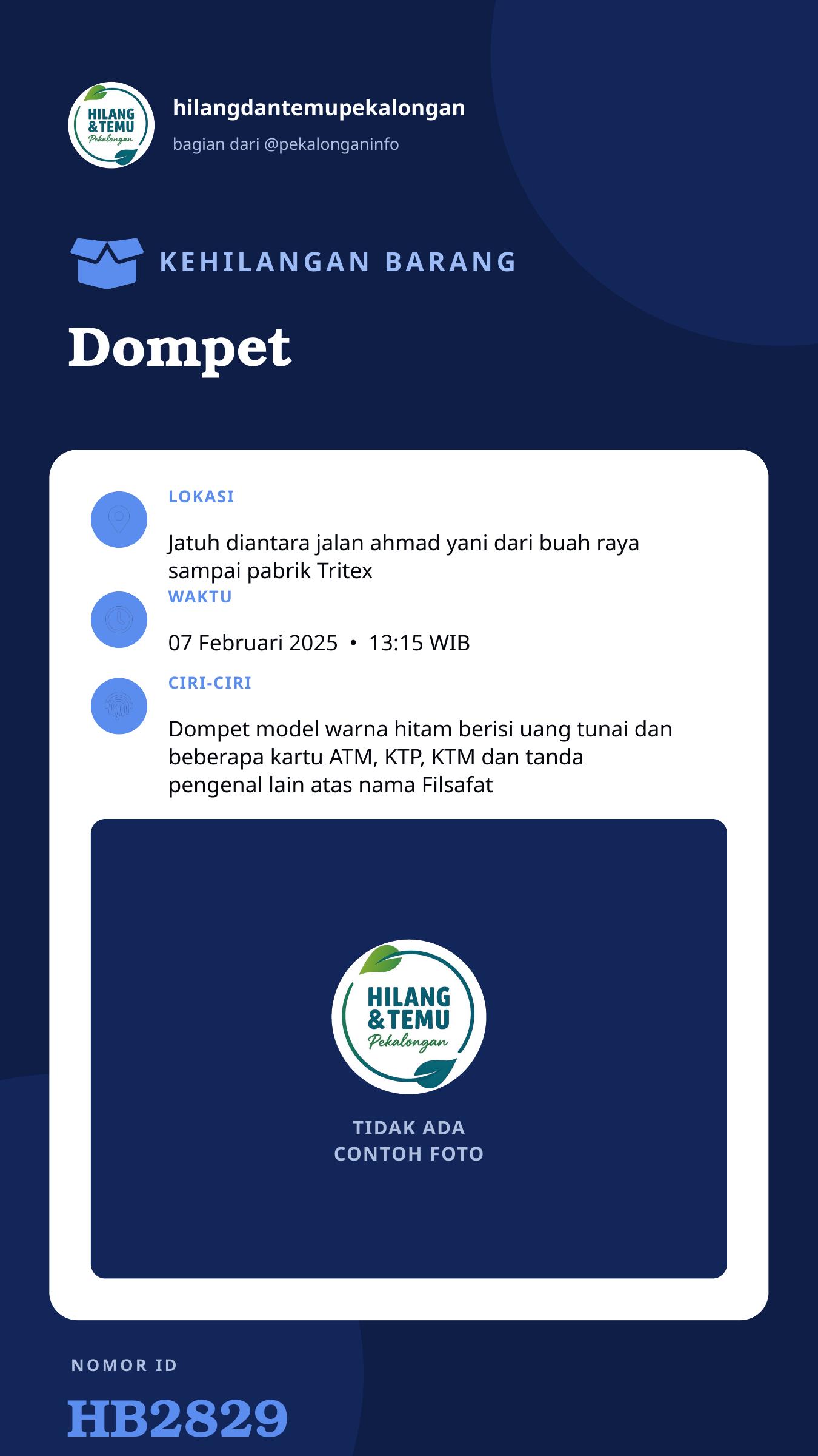 Story 9:16 laporan Dompet