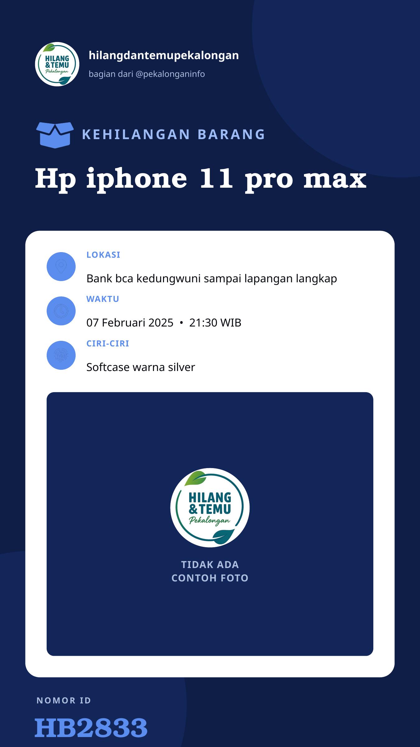 Story 9:16 laporan Hp iphone 11 pro max