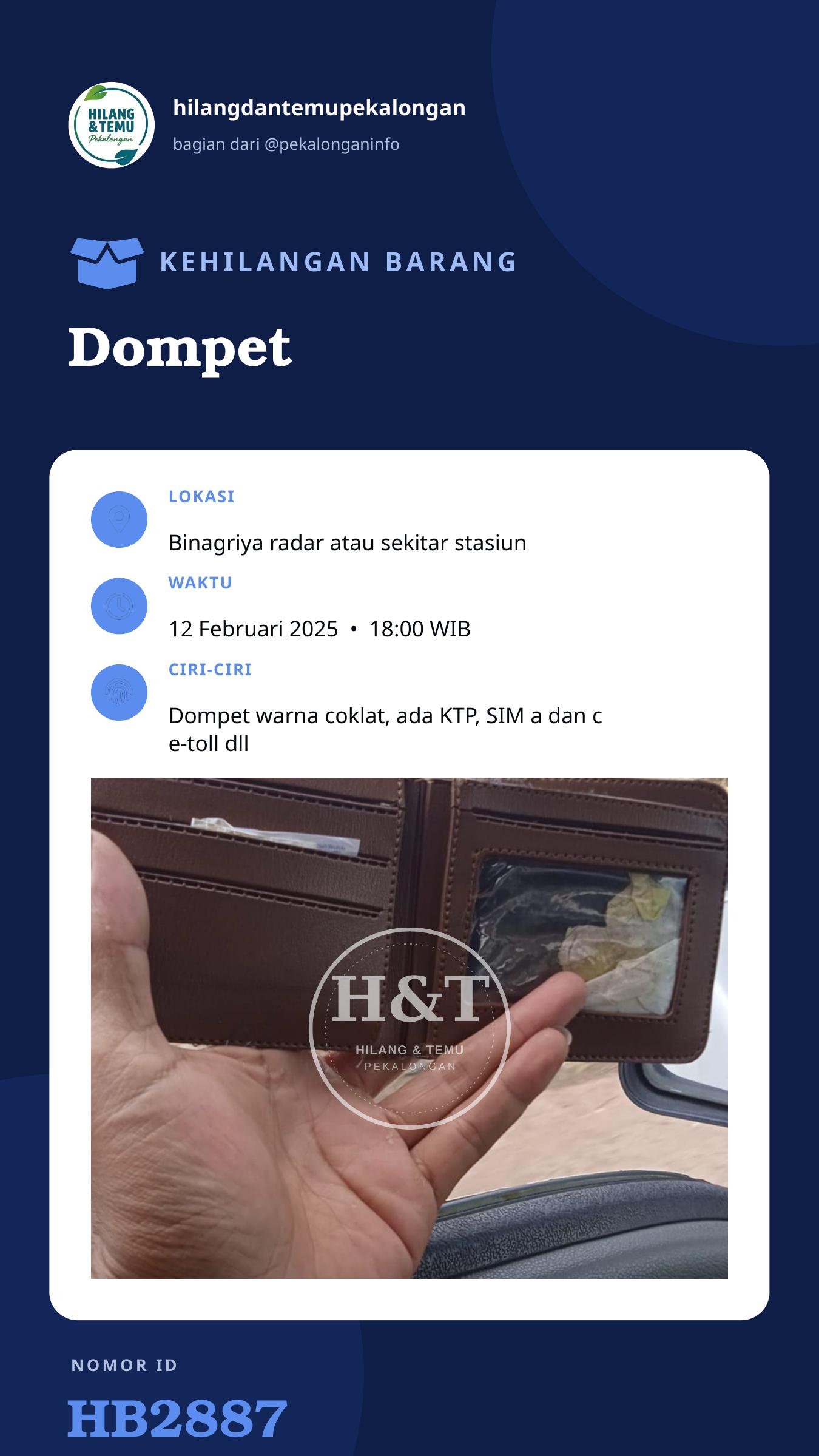 Story 9:16 laporan Dompet