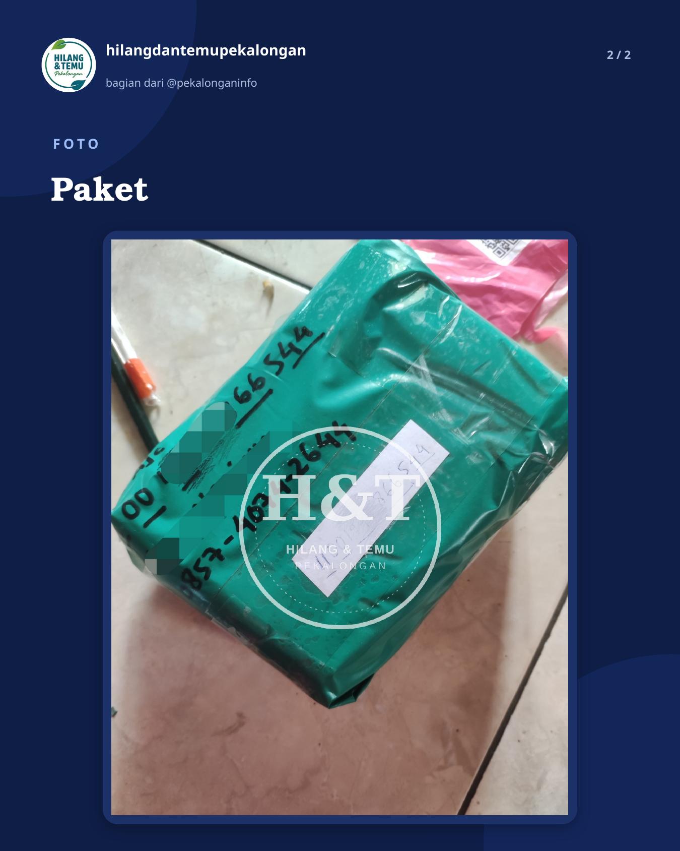 Slide 2 laporan Paket