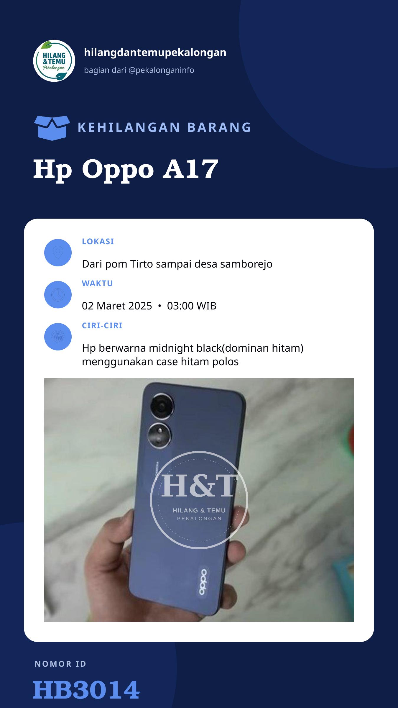 Story 9:16 laporan Hp Oppo A17