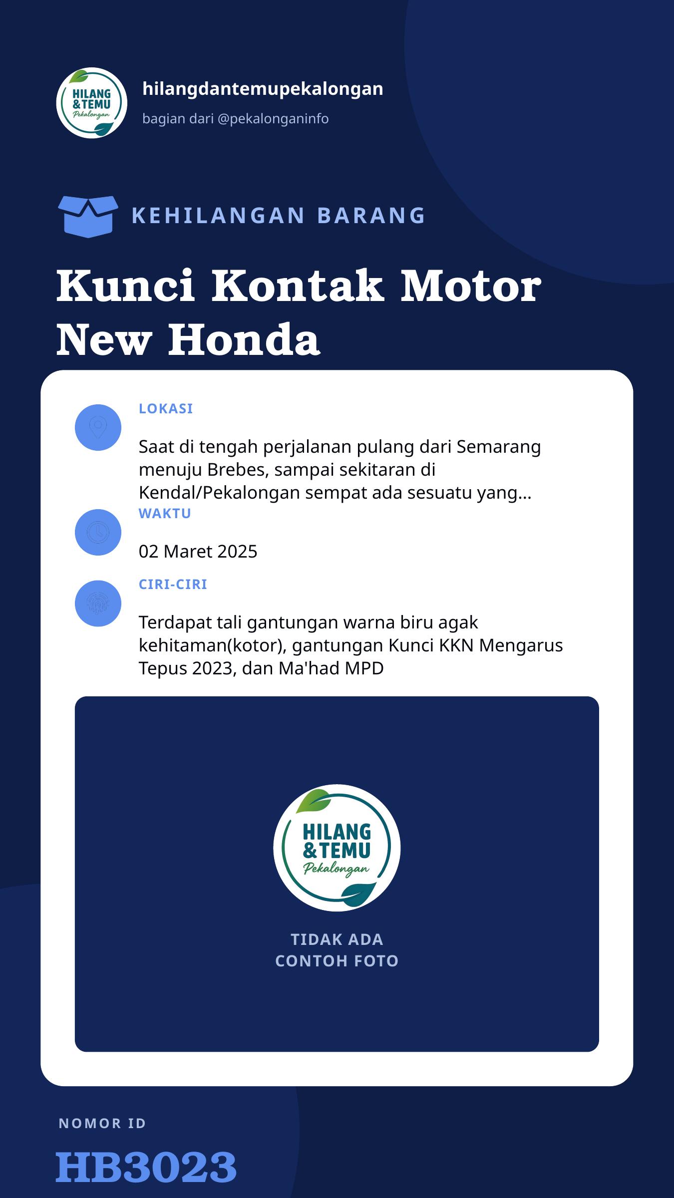 Story 9:16 laporan Kunci Kontak Motor New Honda CB150R 2017