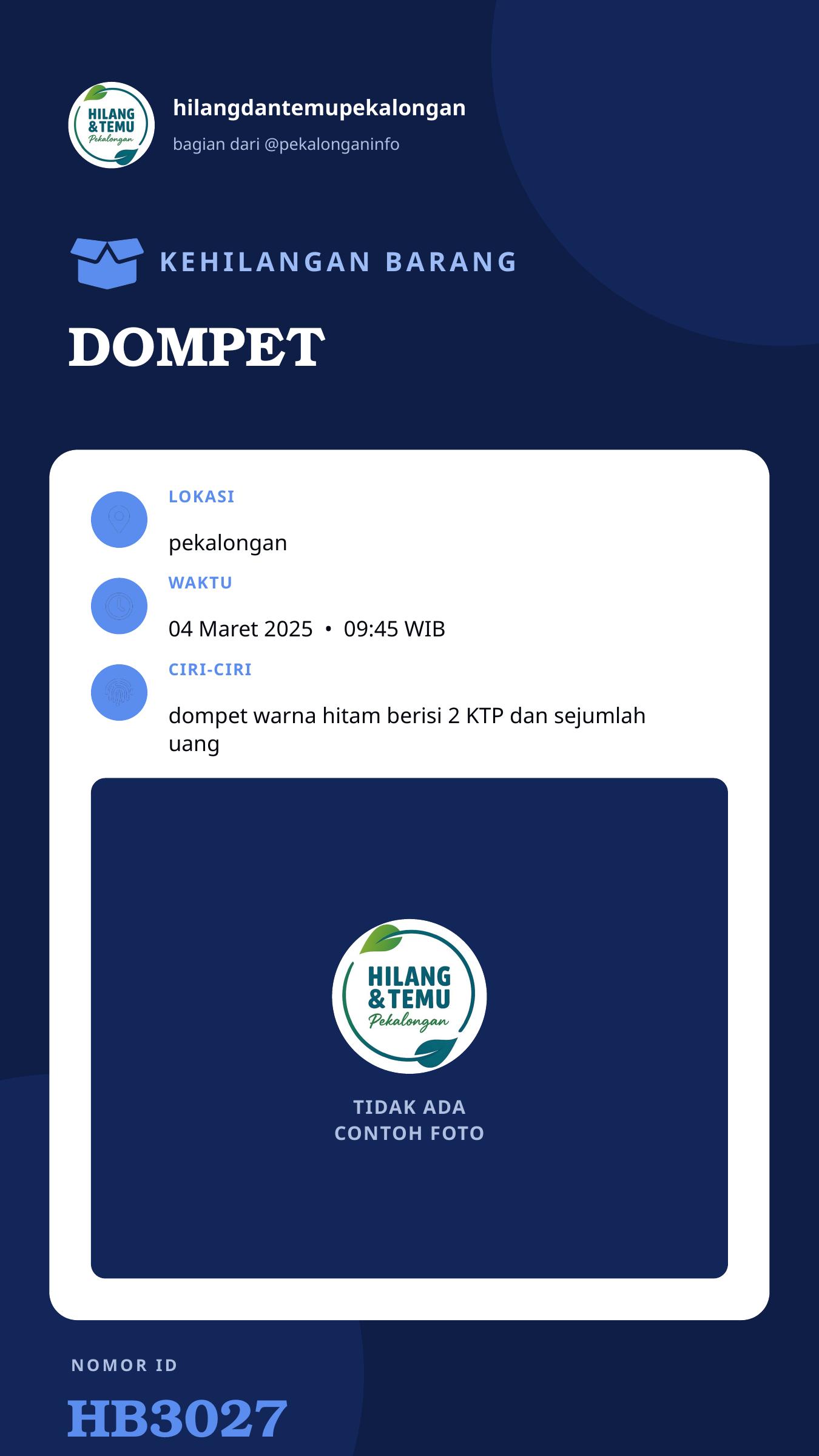 Story 9:16 laporan DOMPET