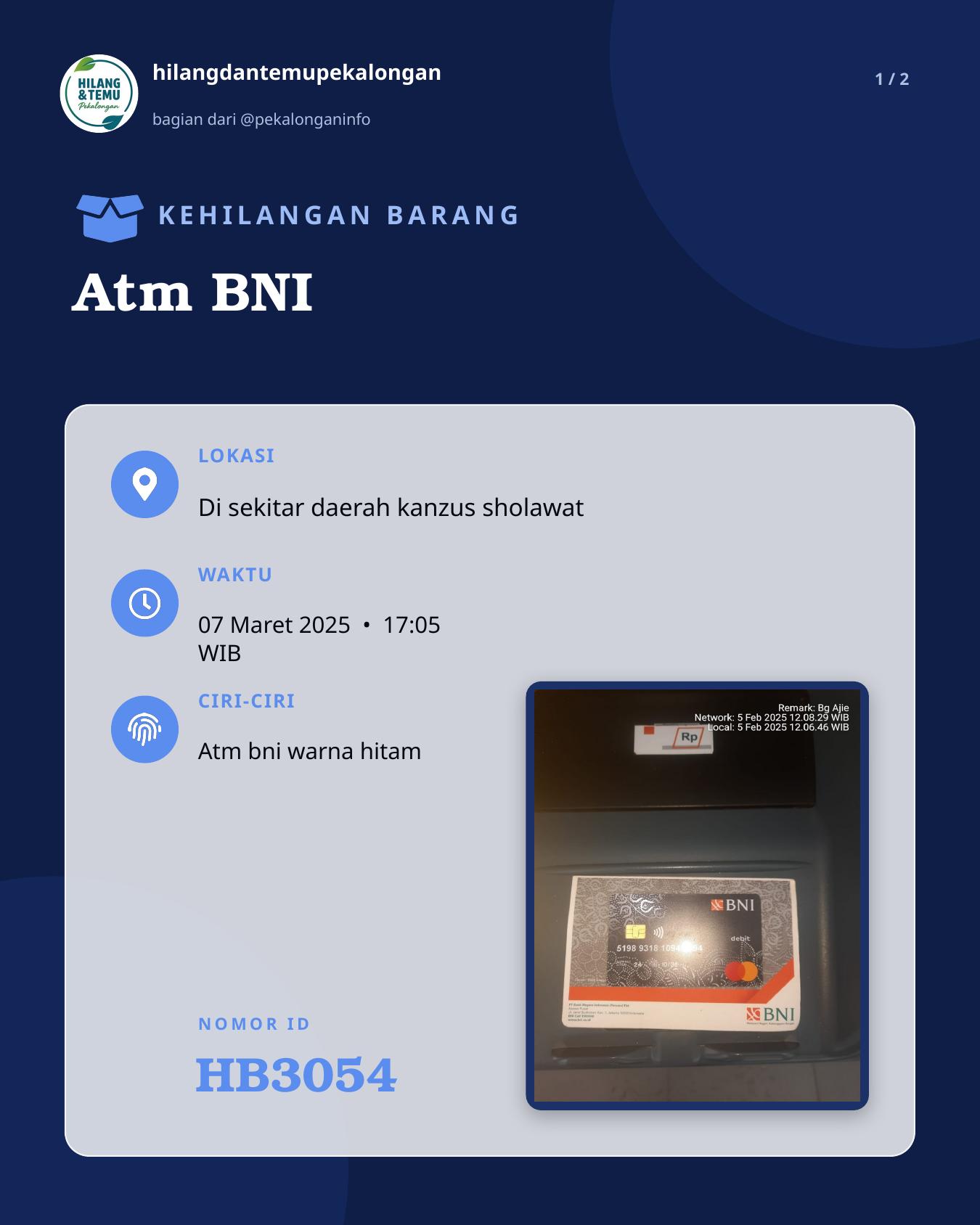 Slide 1 laporan Atm BNI