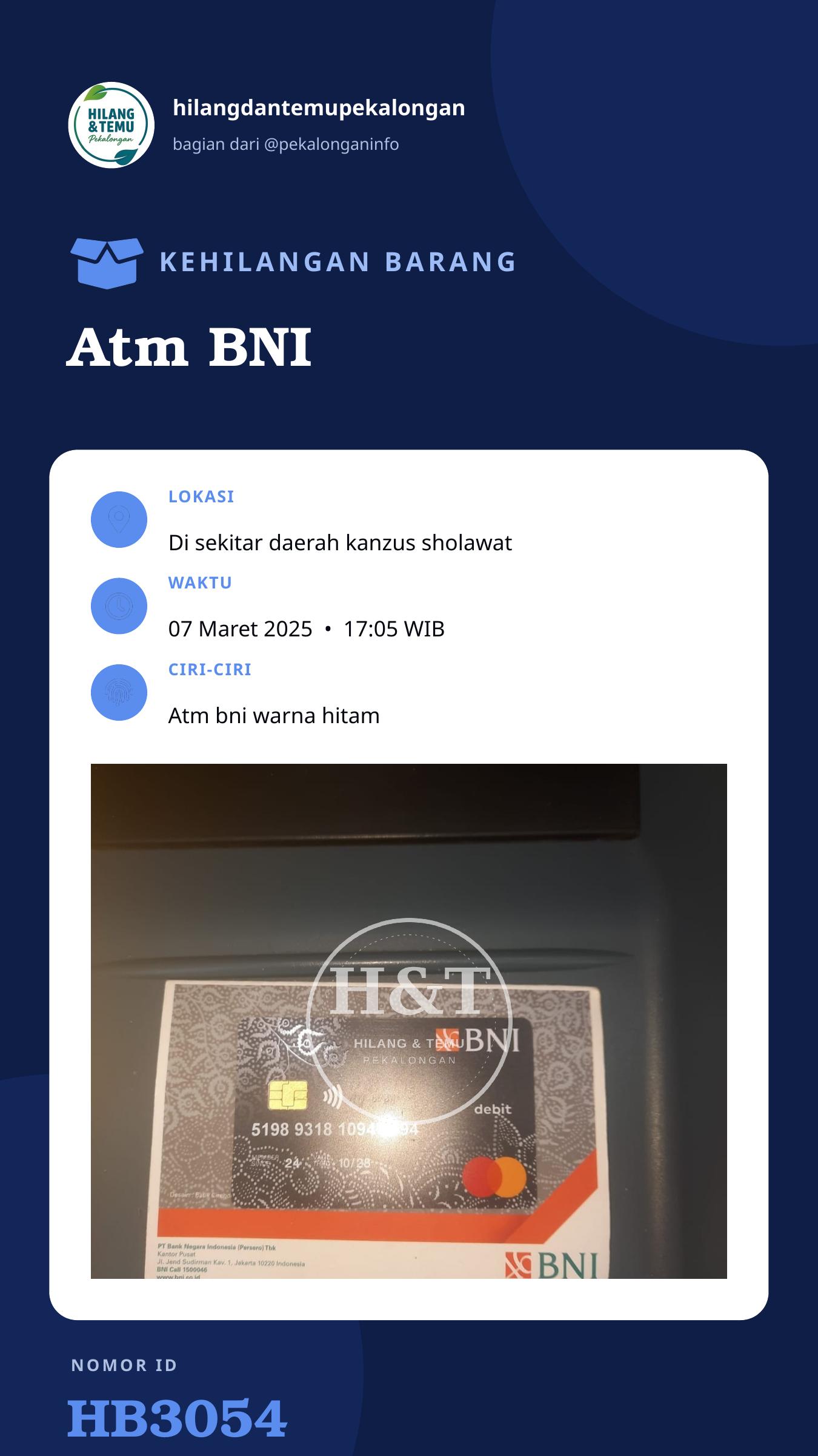 Story 9:16 laporan Atm BNI