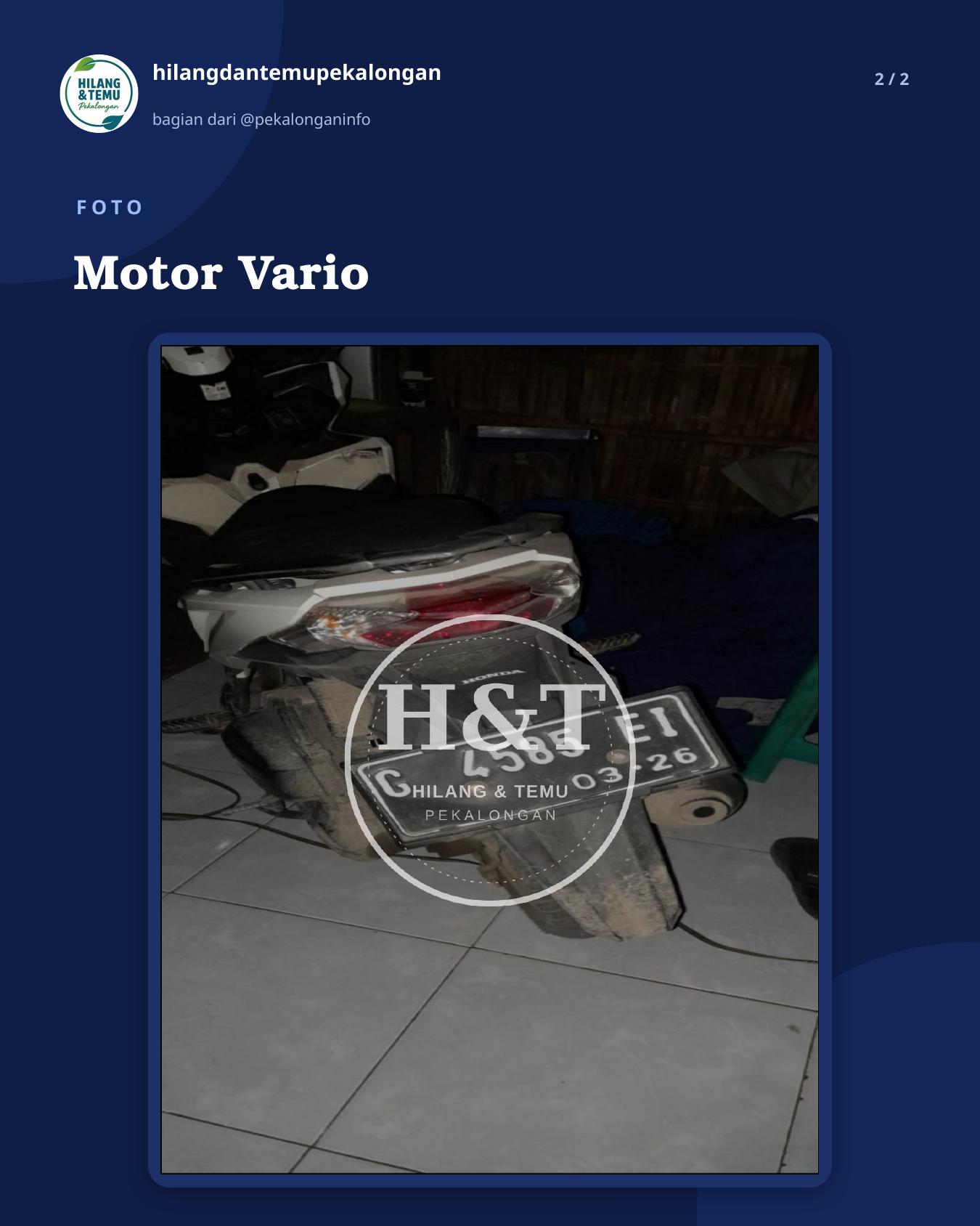 Slide 2 laporan Motor Vario