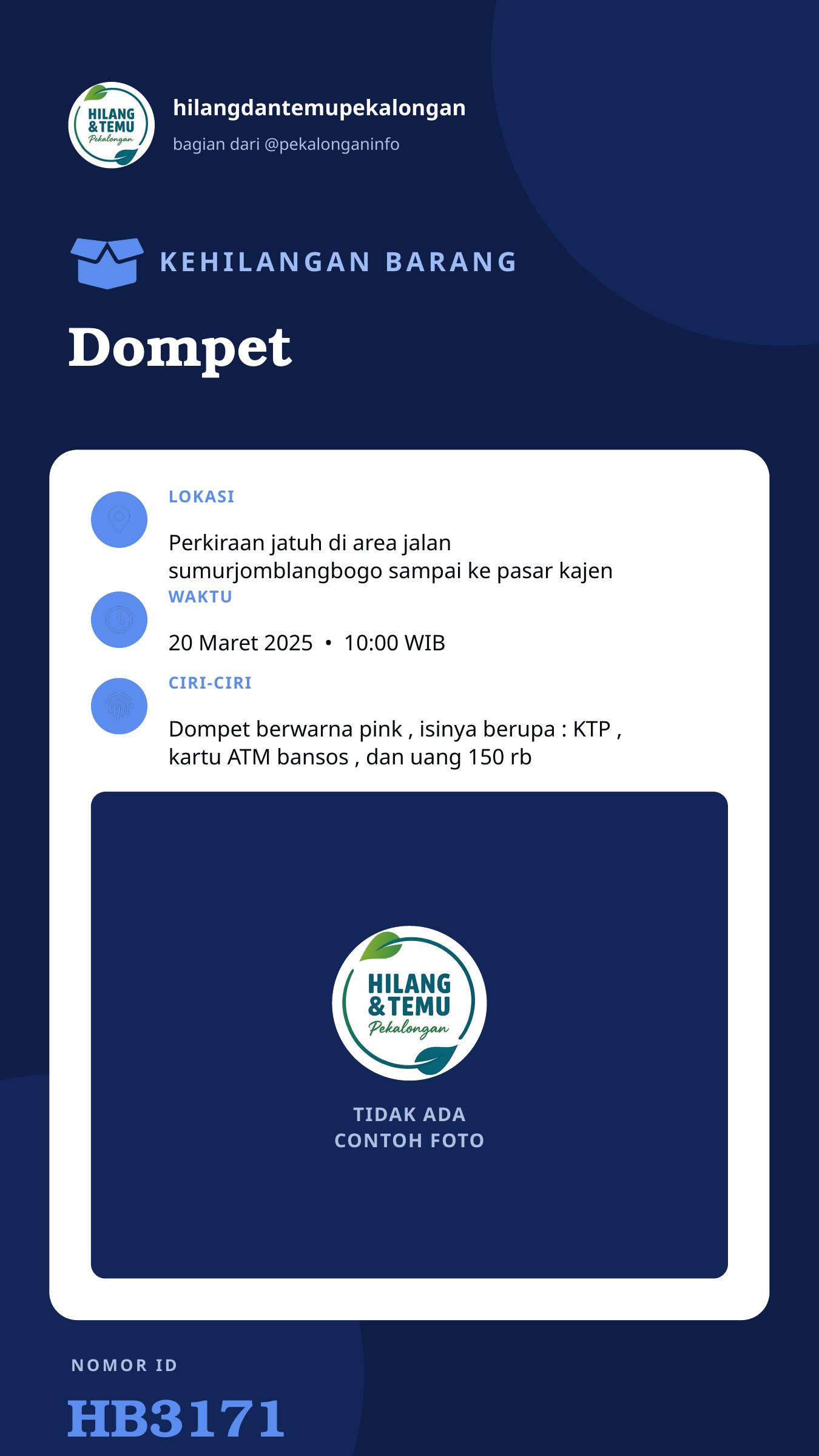 Story 9:16 laporan Dompet