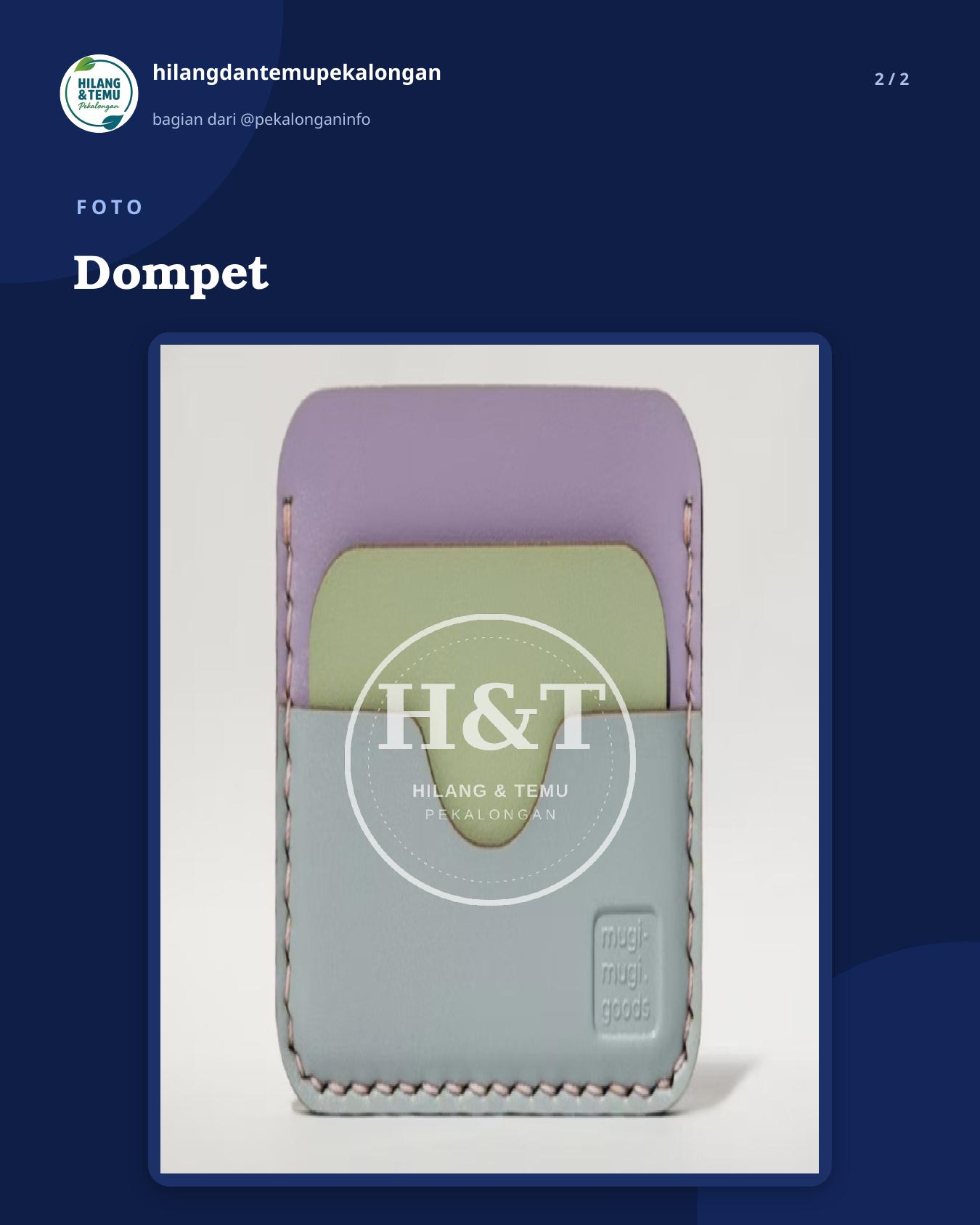 Slide 2 laporan Dompet