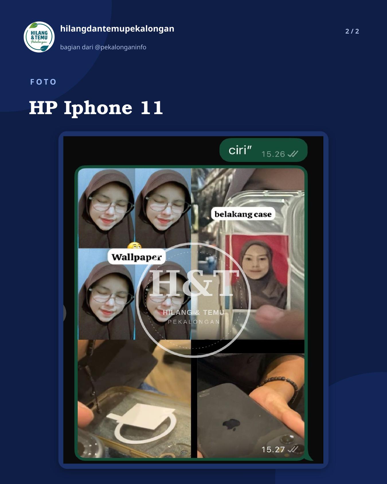 Slide 2 laporan HP Iphone 11