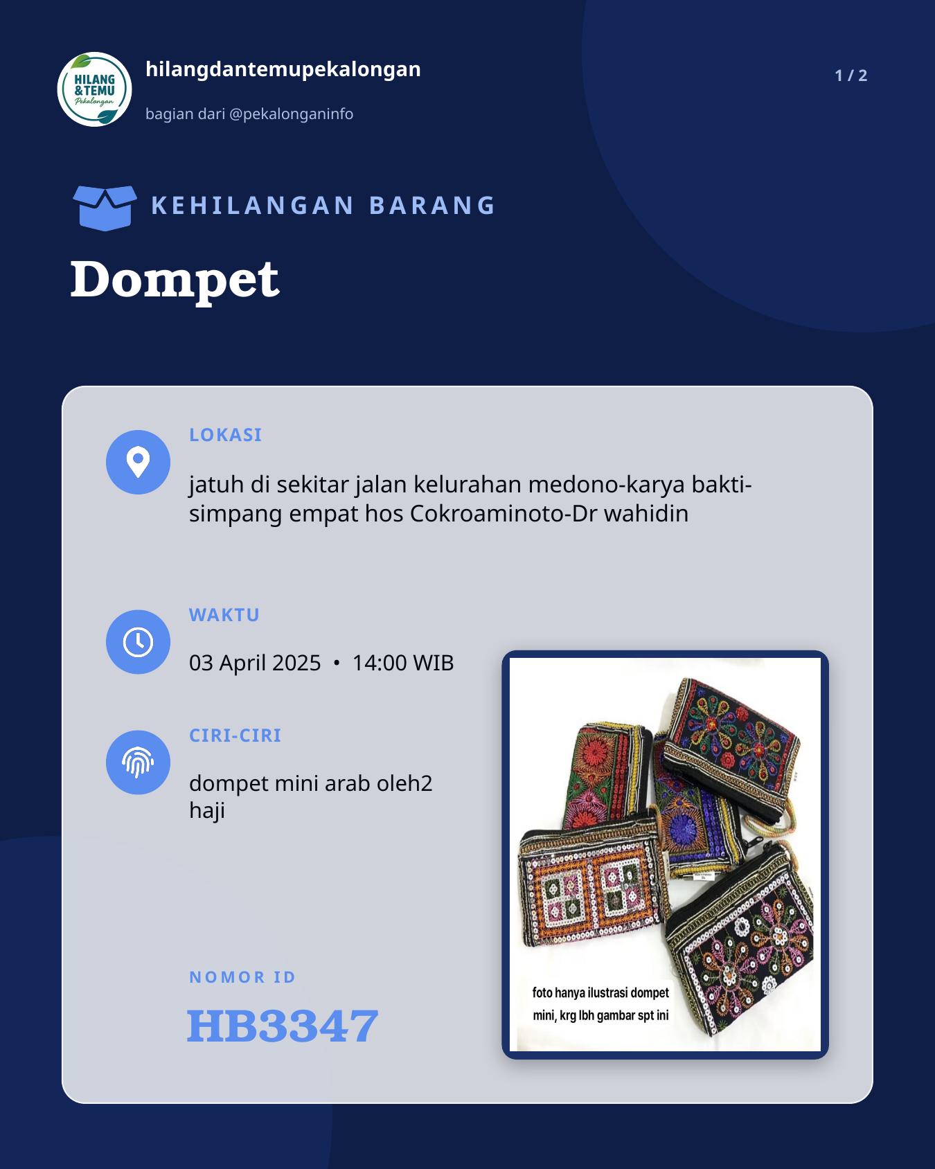 Slide 1 laporan Dompet