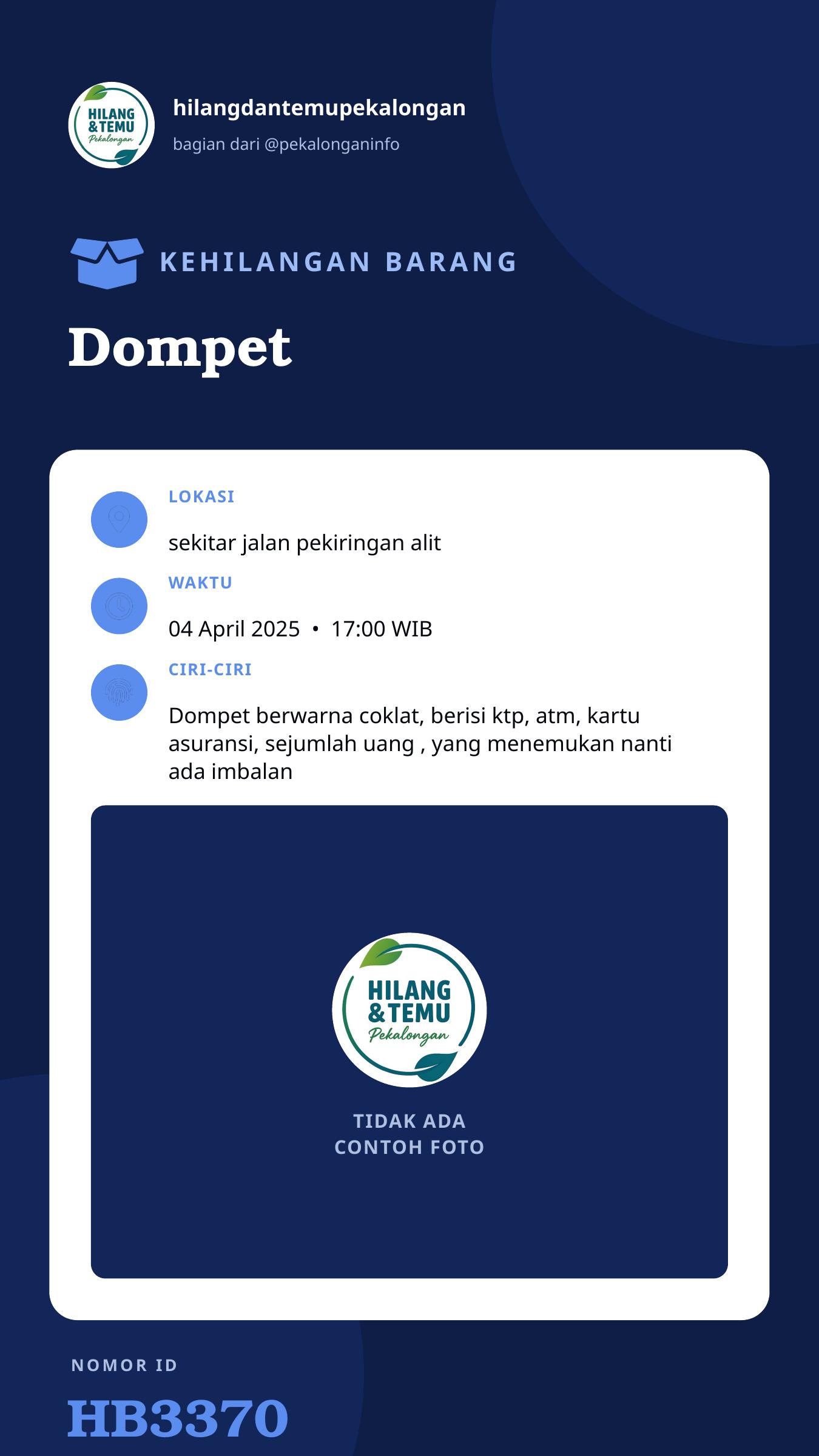 Story 9:16 laporan Dompet