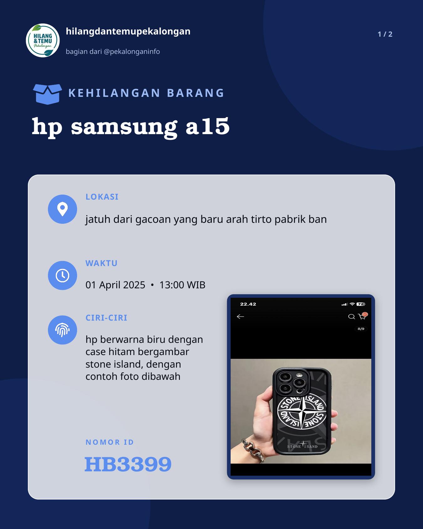 Slide 1 laporan hp samsung a15