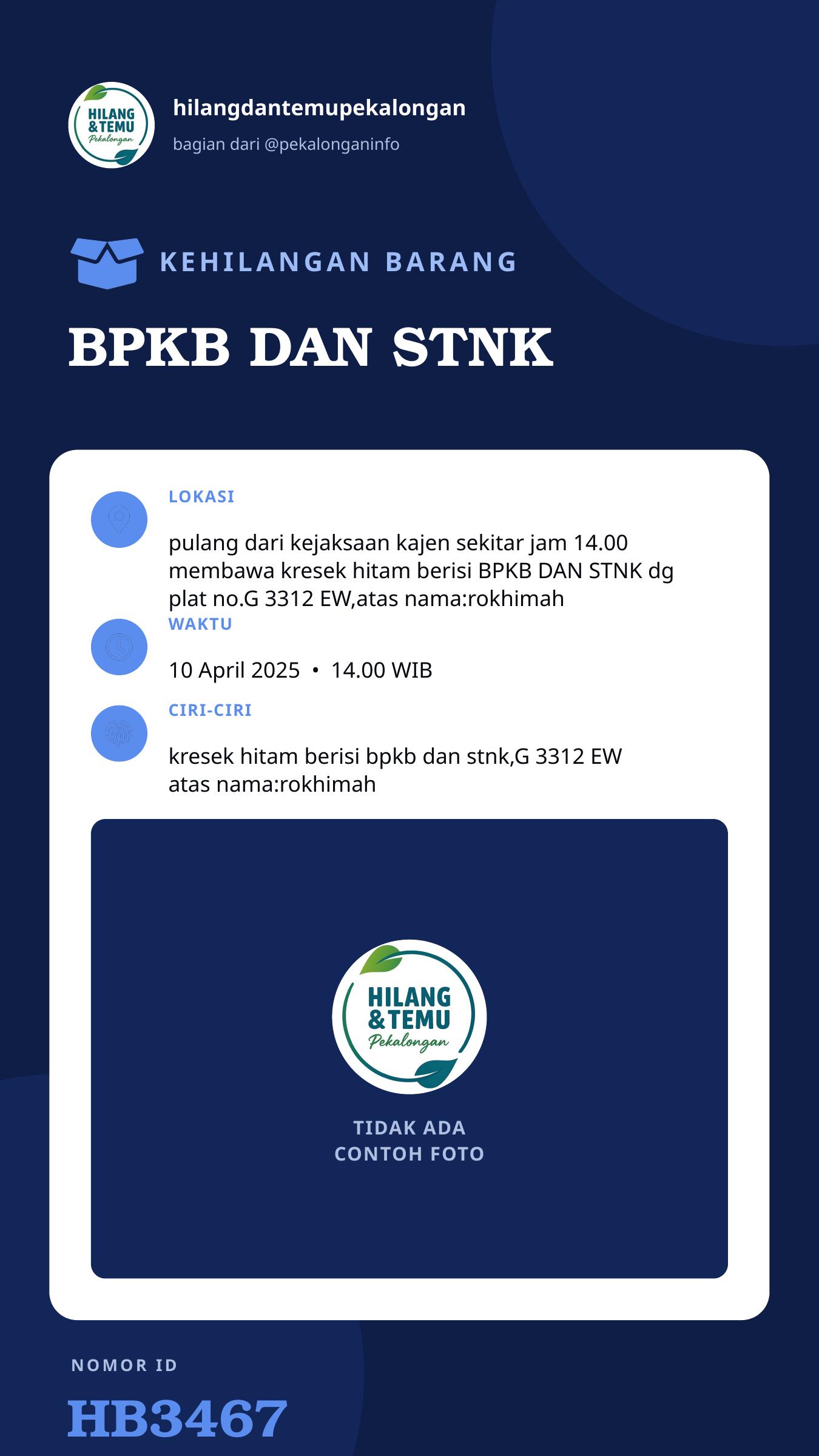 Story 9:16 laporan BPKB DAN STNK