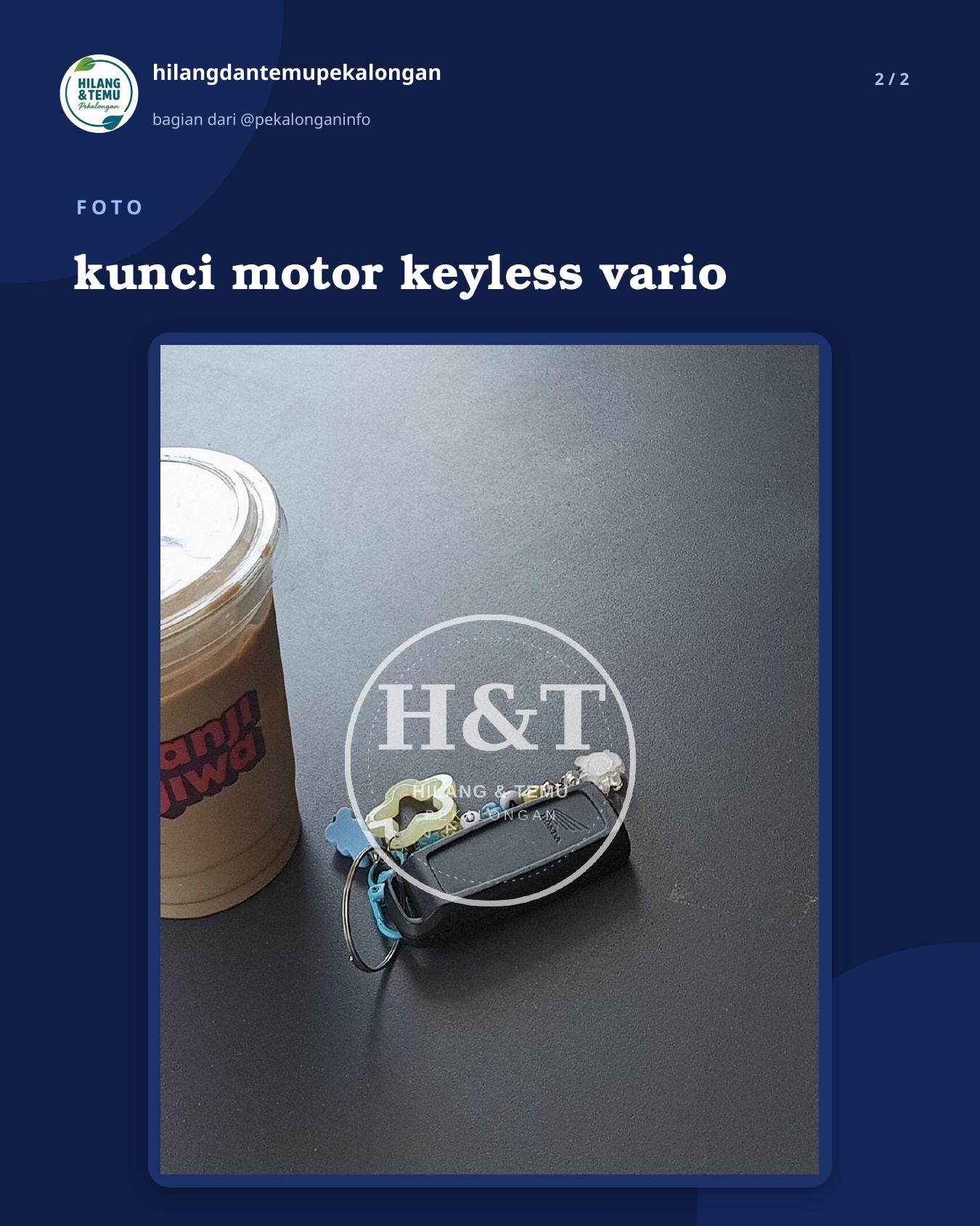 Slide 2 laporan kunci motor keyless vario