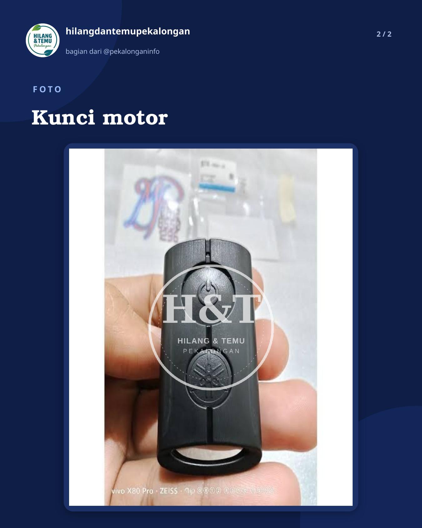 Slide 2 laporan Kunci motor