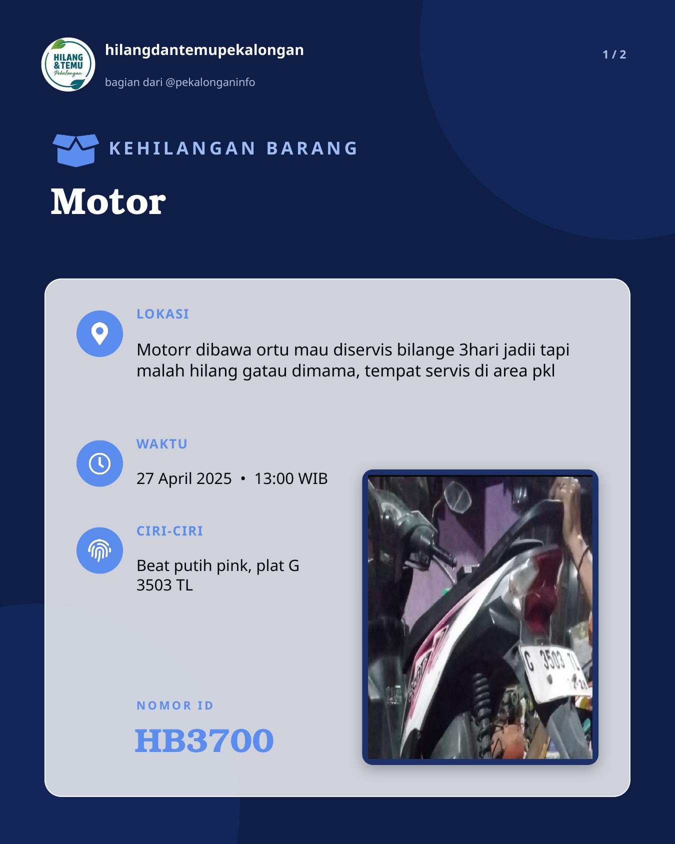Slide 1 laporan Motor