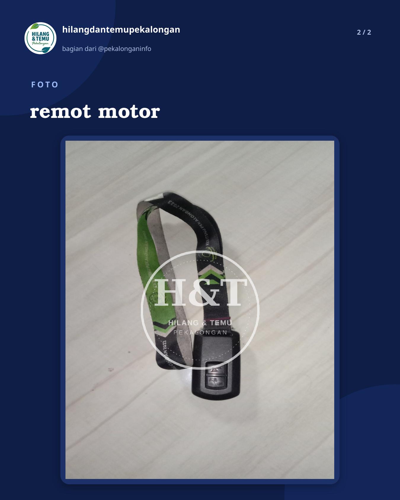 Slide 2 laporan remot motor