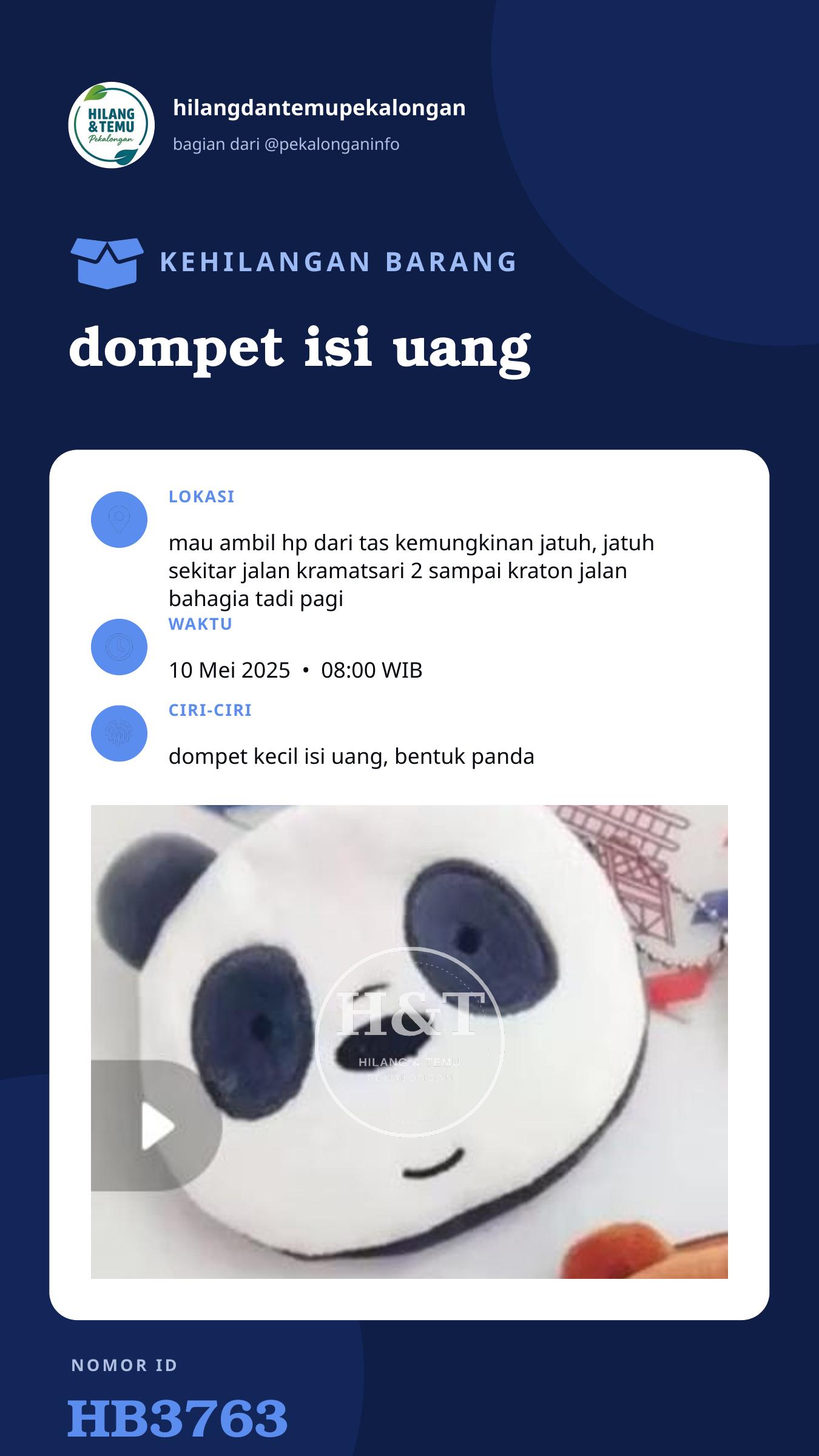 Story 9:16 laporan dompet isi uang