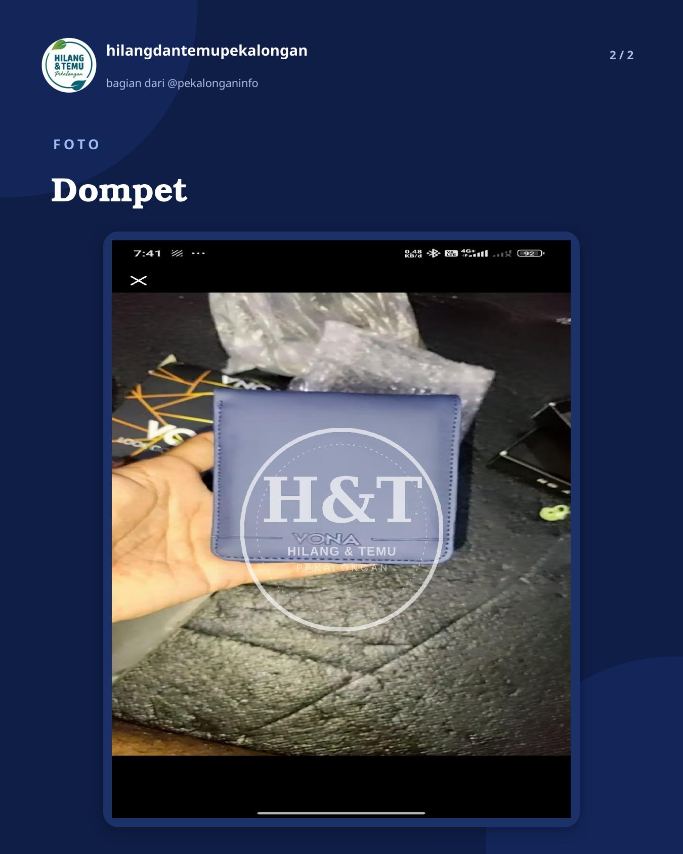 Slide 2 laporan Dompet