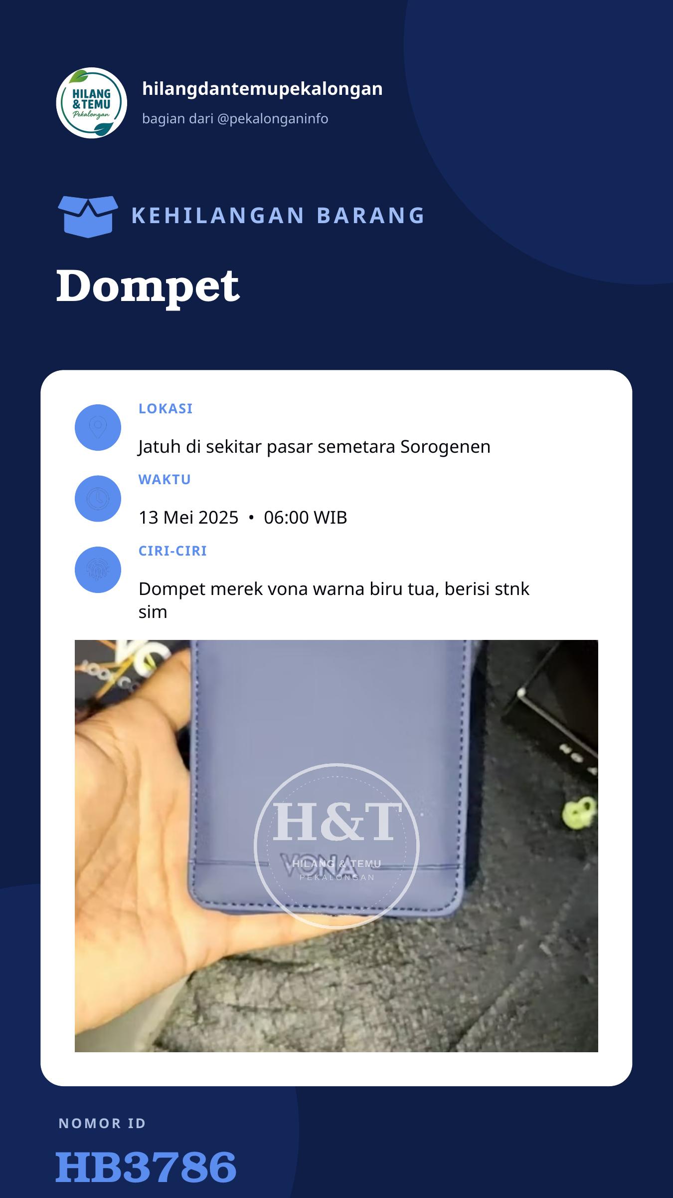 Story 9:16 laporan Dompet