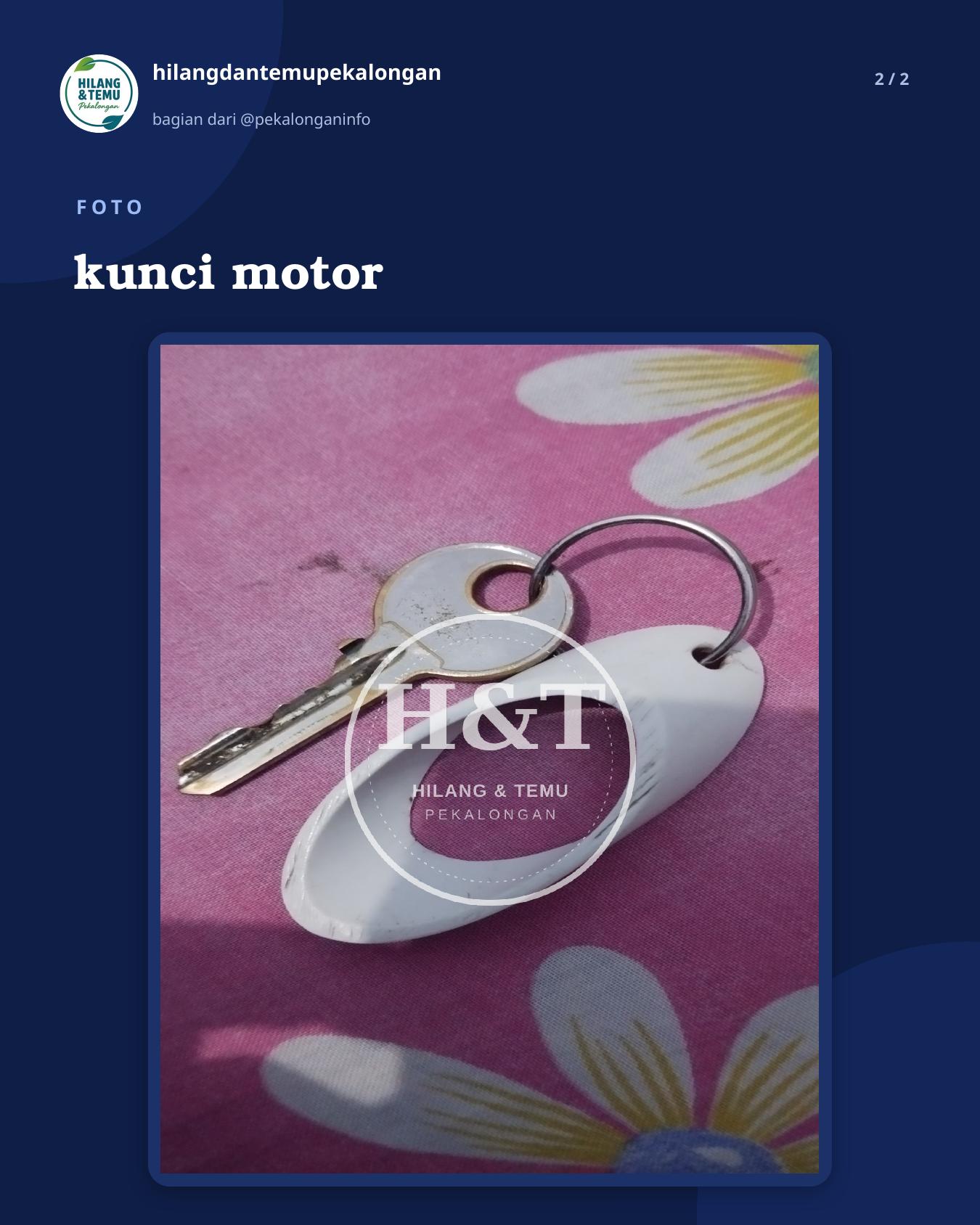 Slide 2 laporan kunci motor
