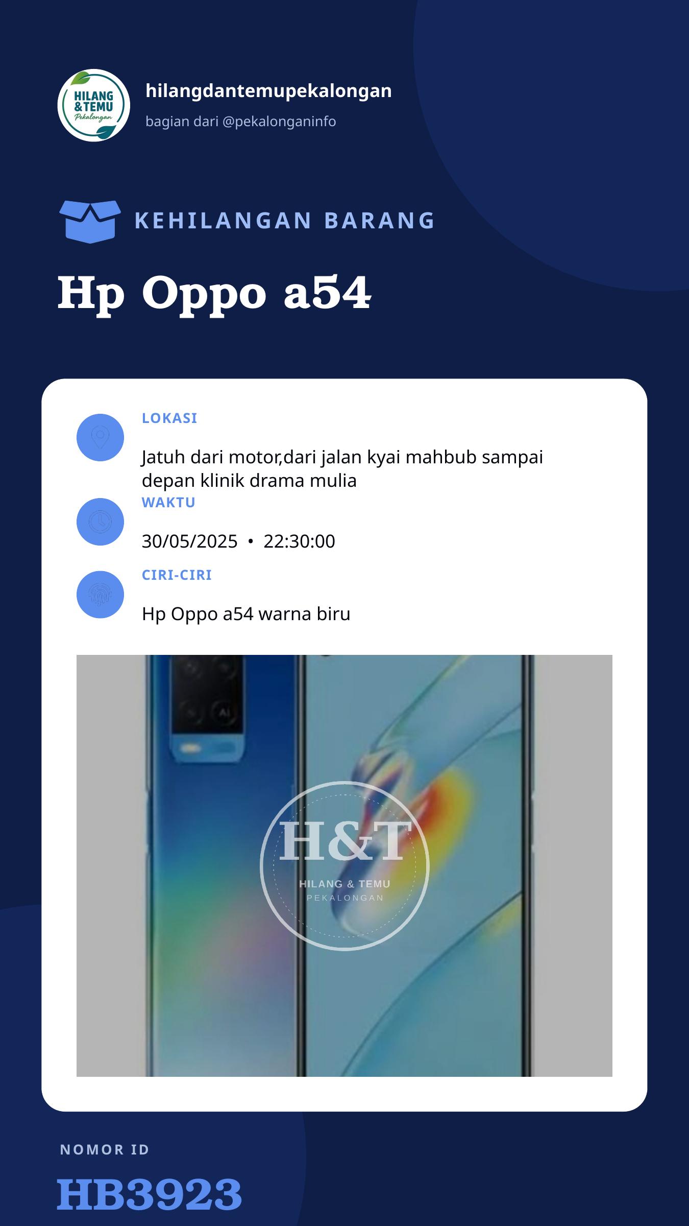Story 9:16 laporan Hp Oppo a54