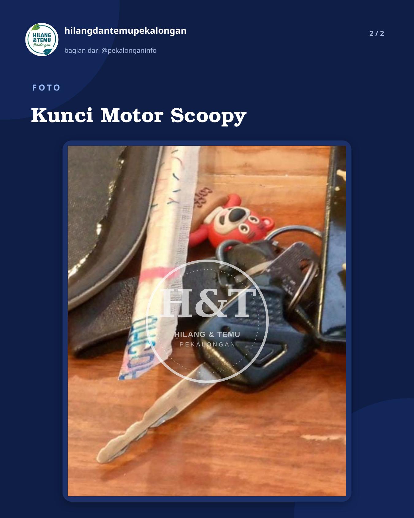 Slide 2 laporan Kunci Motor Scoopy