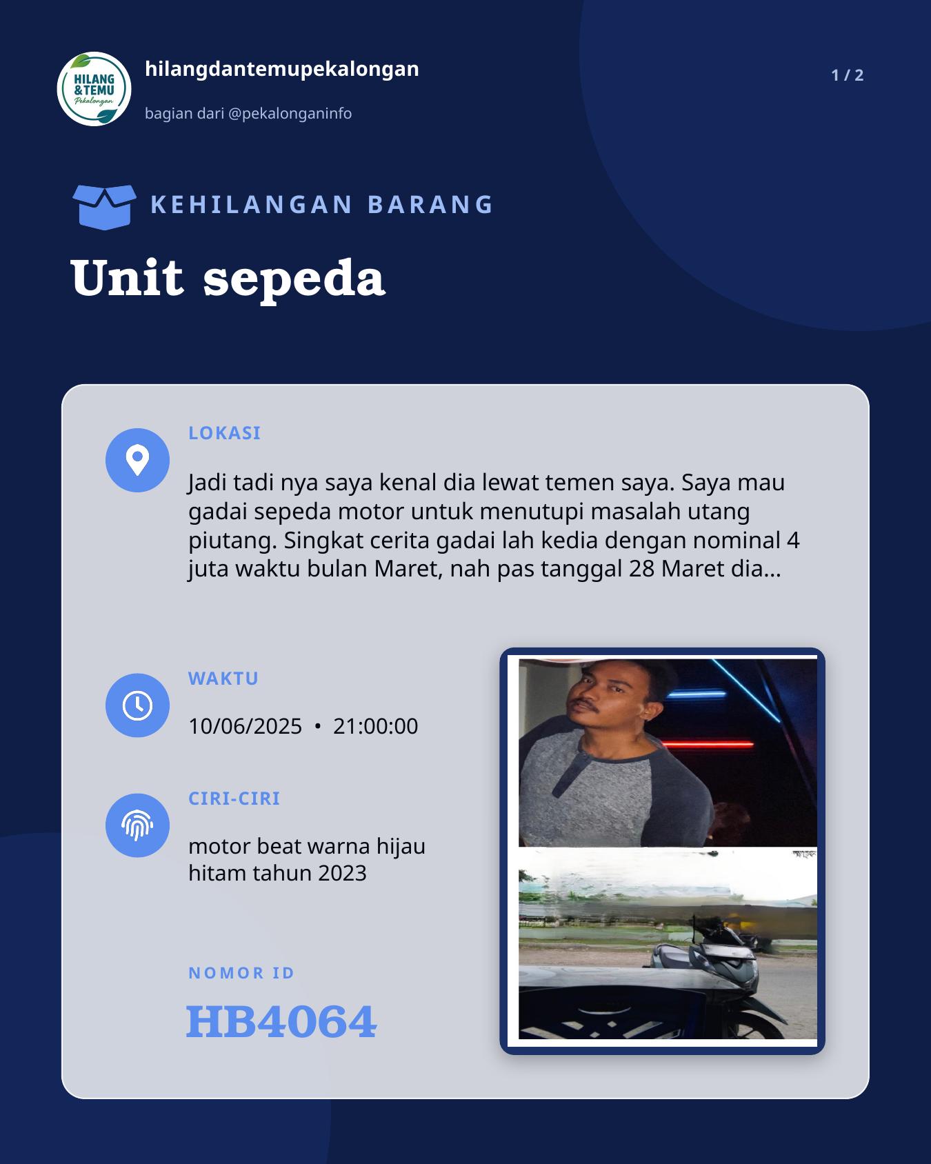 Slide 1 laporan Unit sepeda