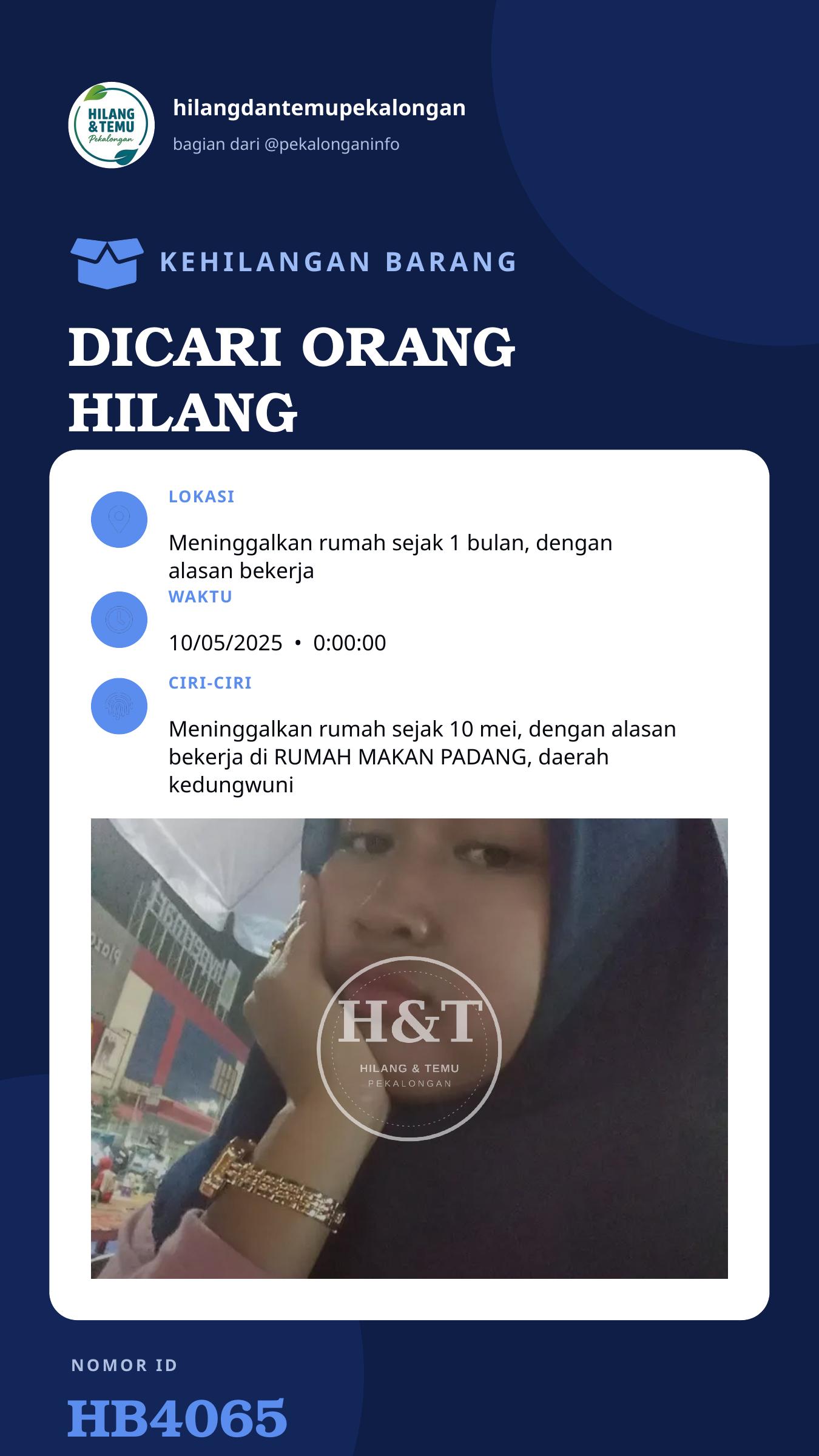 Story 9:16 laporan DICARI ORANG HILANG