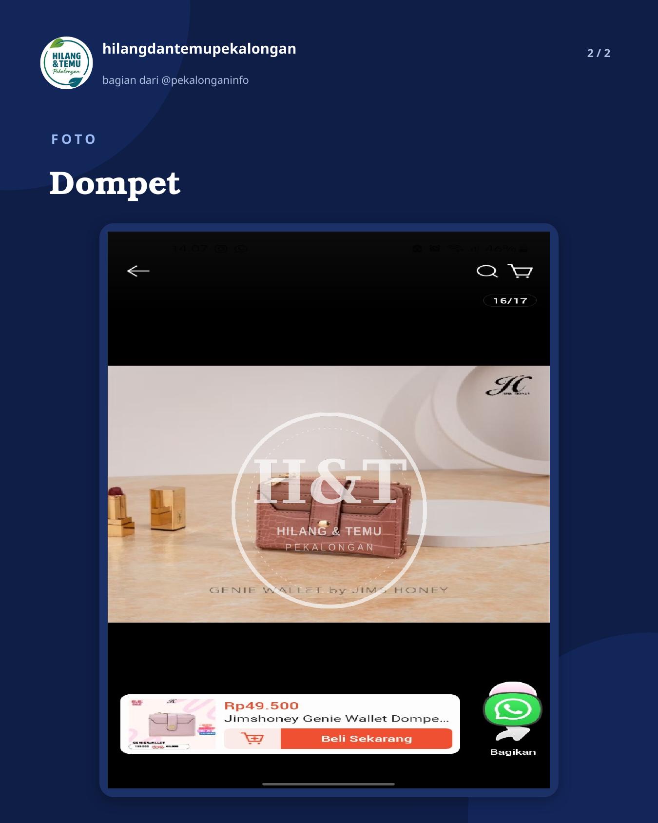 Slide 2 laporan Dompet