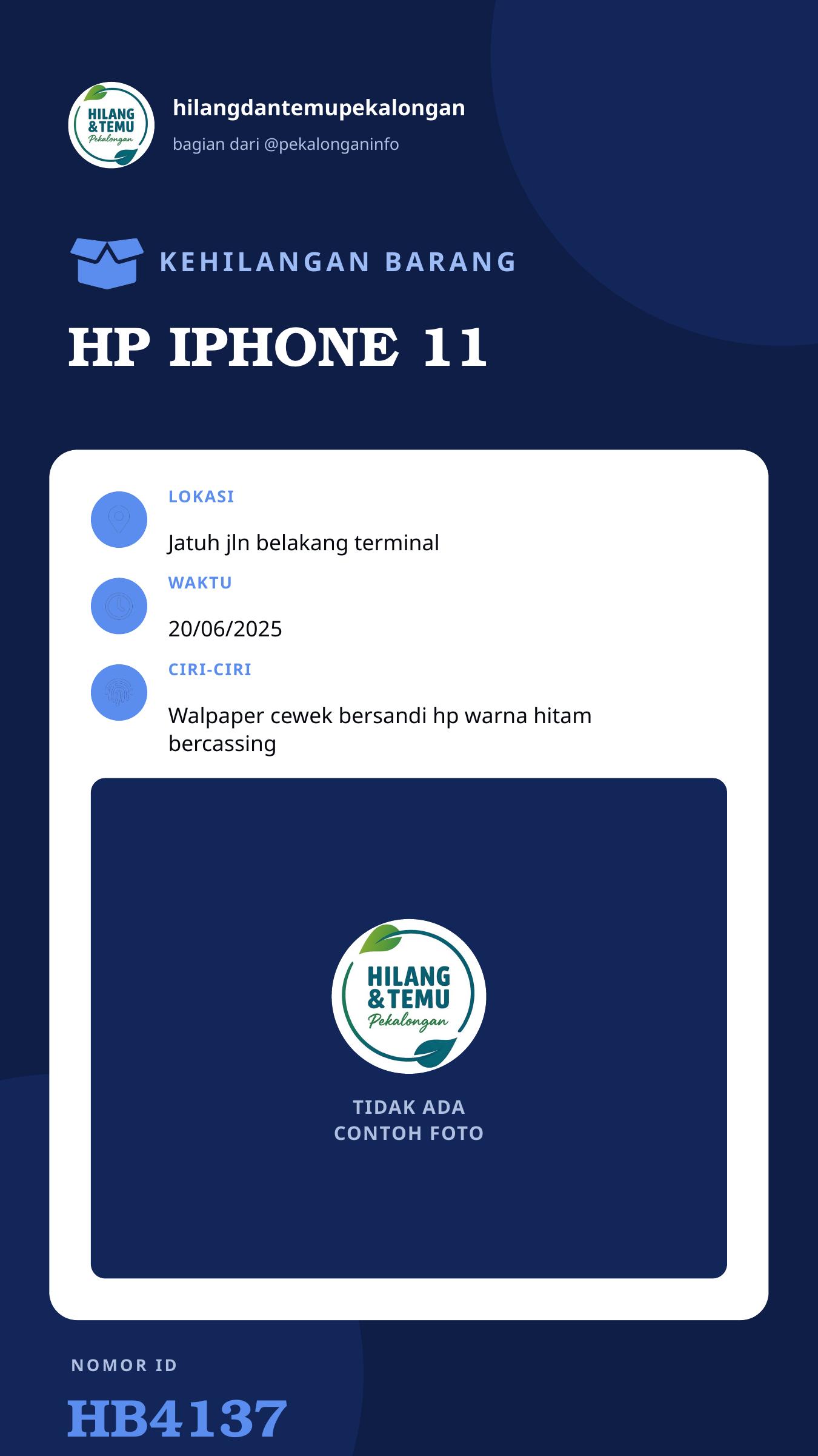 Story 9:16 laporan HP IPHONE 11